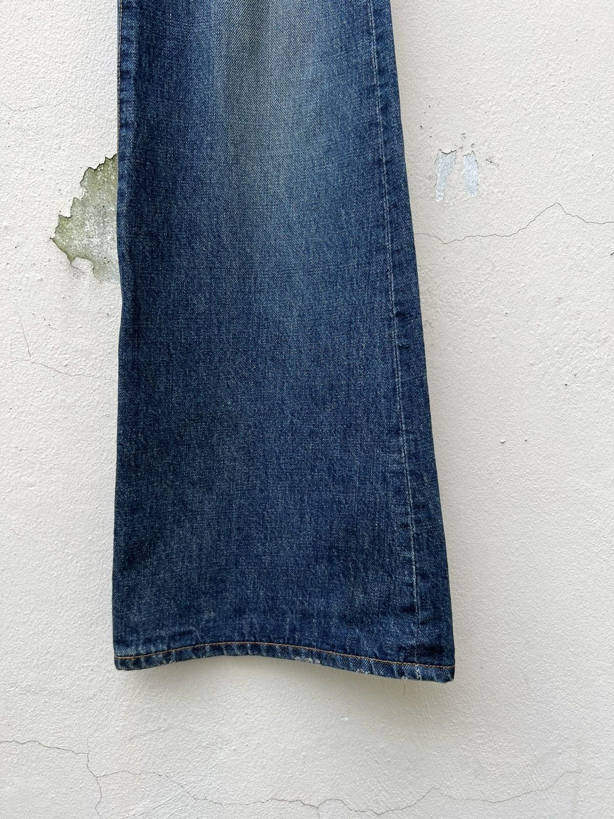 Edwin × Vintage Super Flare Vintage Edwin Japan Fade Denim Jeans Size US 29 - 13 Thumbnail