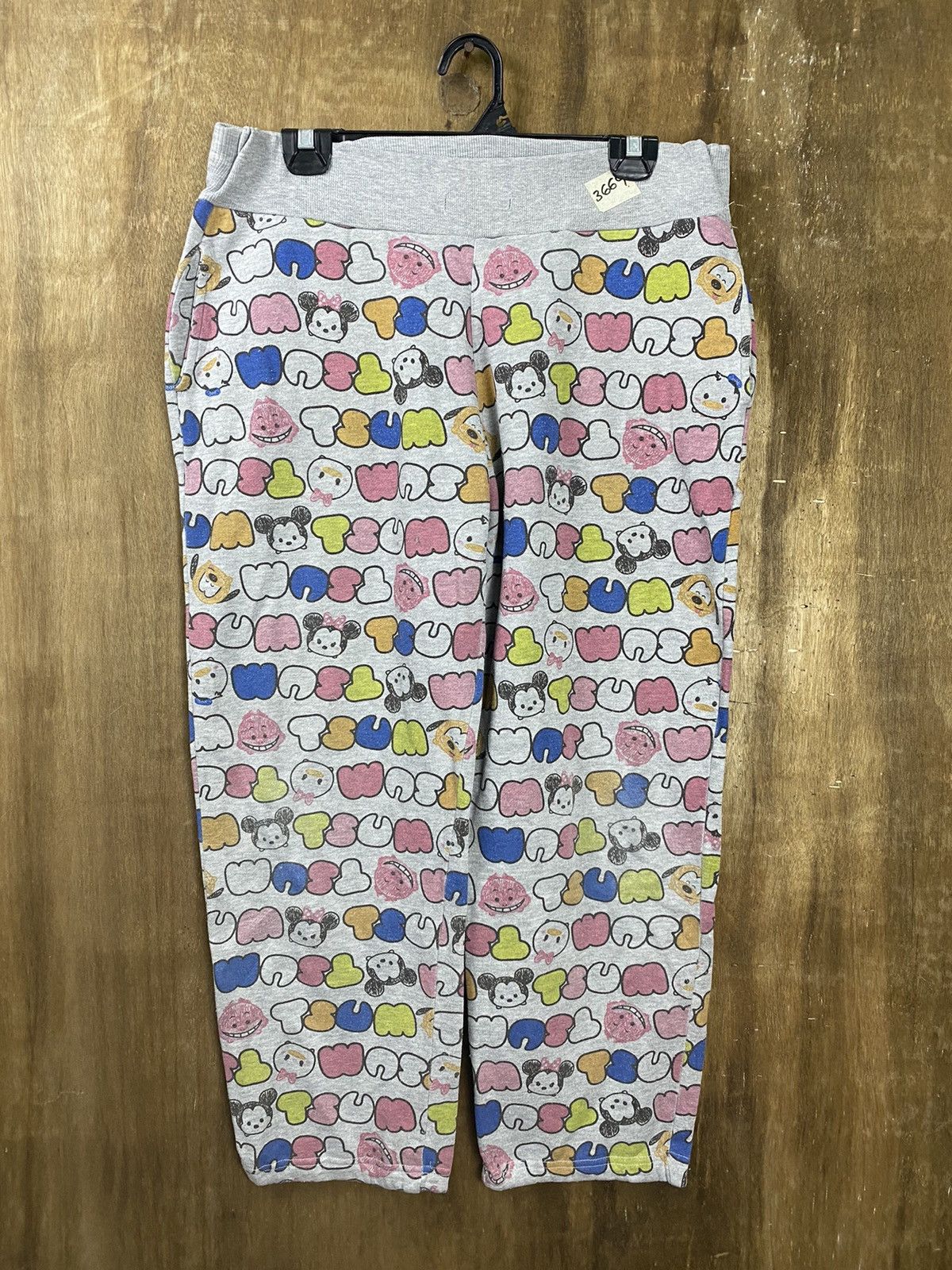 Cartoon Network × Disney Tsum Tsum full print jogger Disney Pants #3669 Size US 29 - 2 Thumbnail