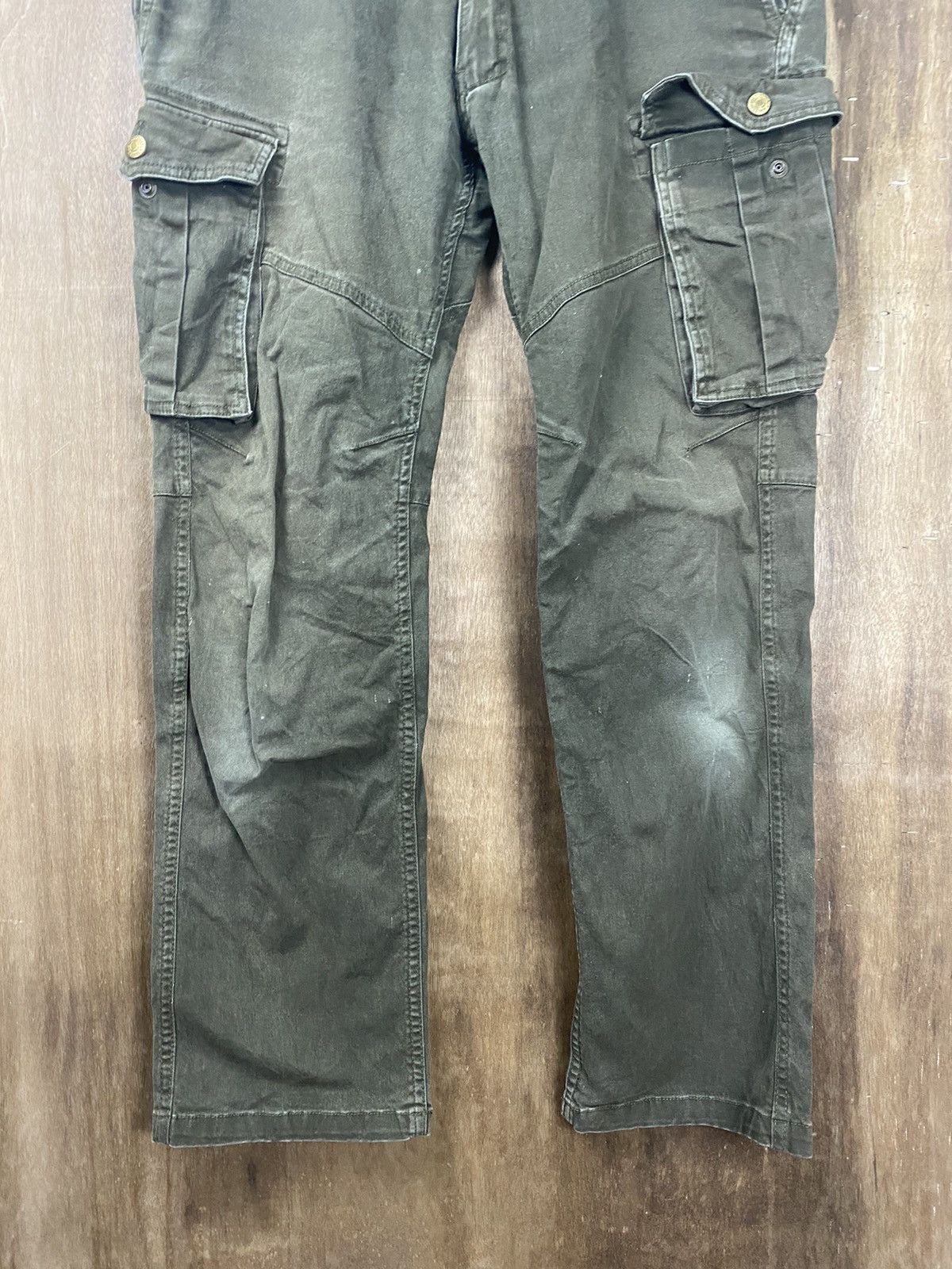 Japanese Brand Gride japan multipocket tactical Cargo Pants #Z014 H Size US 34 / EU 50 - 3 Thumbnail
