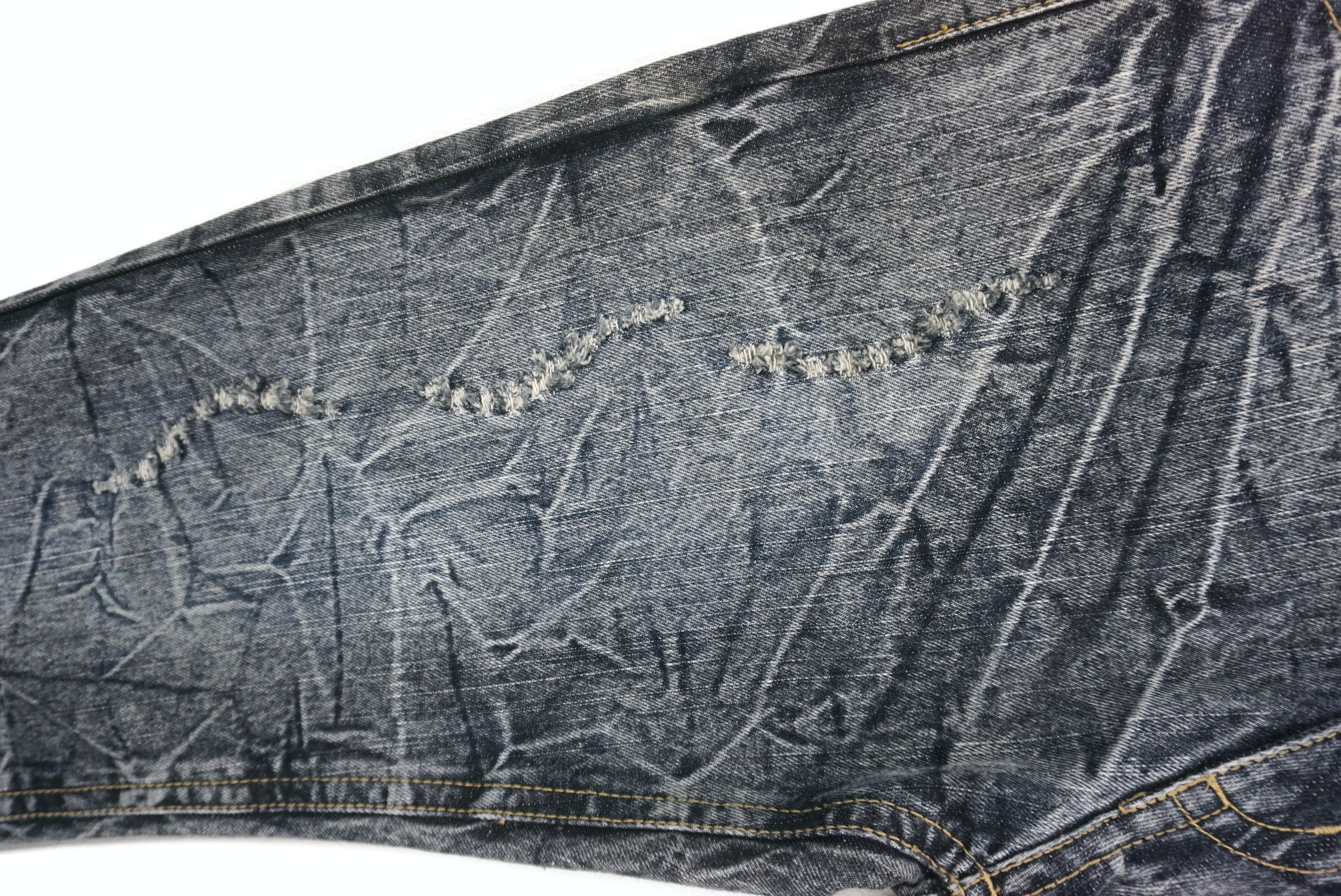Japanese Brand Back and Forth Distressed Denim Jeans Size US 30 / EU 46 - 10 Thumbnail