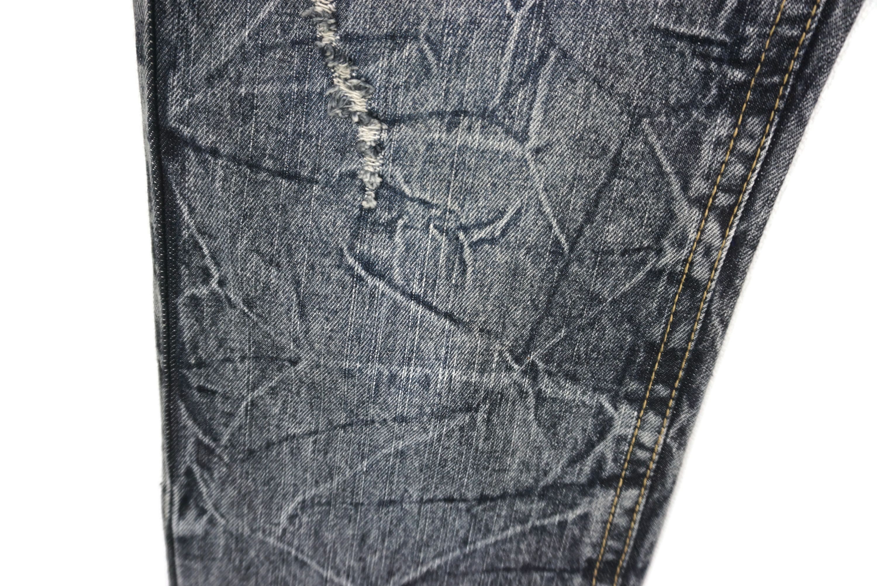 Japanese Brand Back and Forth Distressed Denim Jeans Size US 30 / EU 46 - 11 Thumbnail