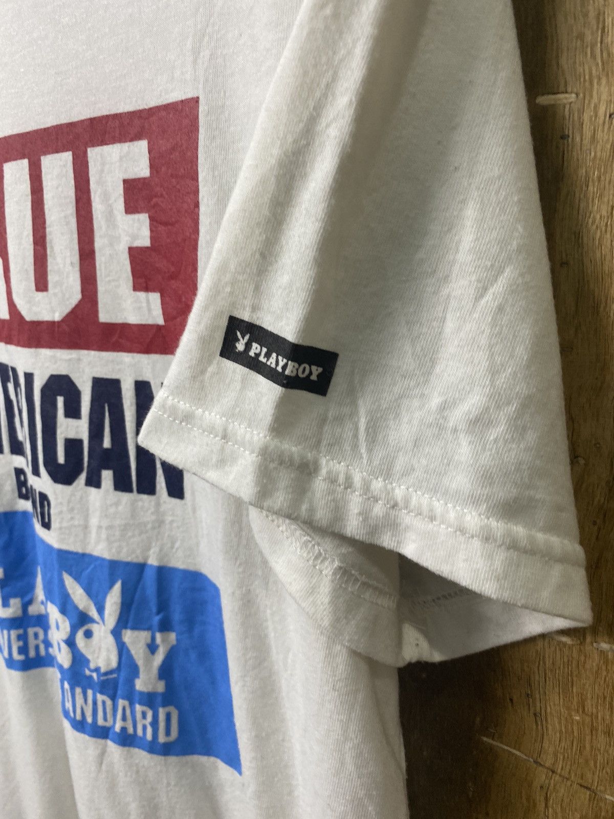 Playboy DL Playboy vintage white T-Shirt #Z098 Size US M / EU 48-50 / 2 - 6 Thumbnail