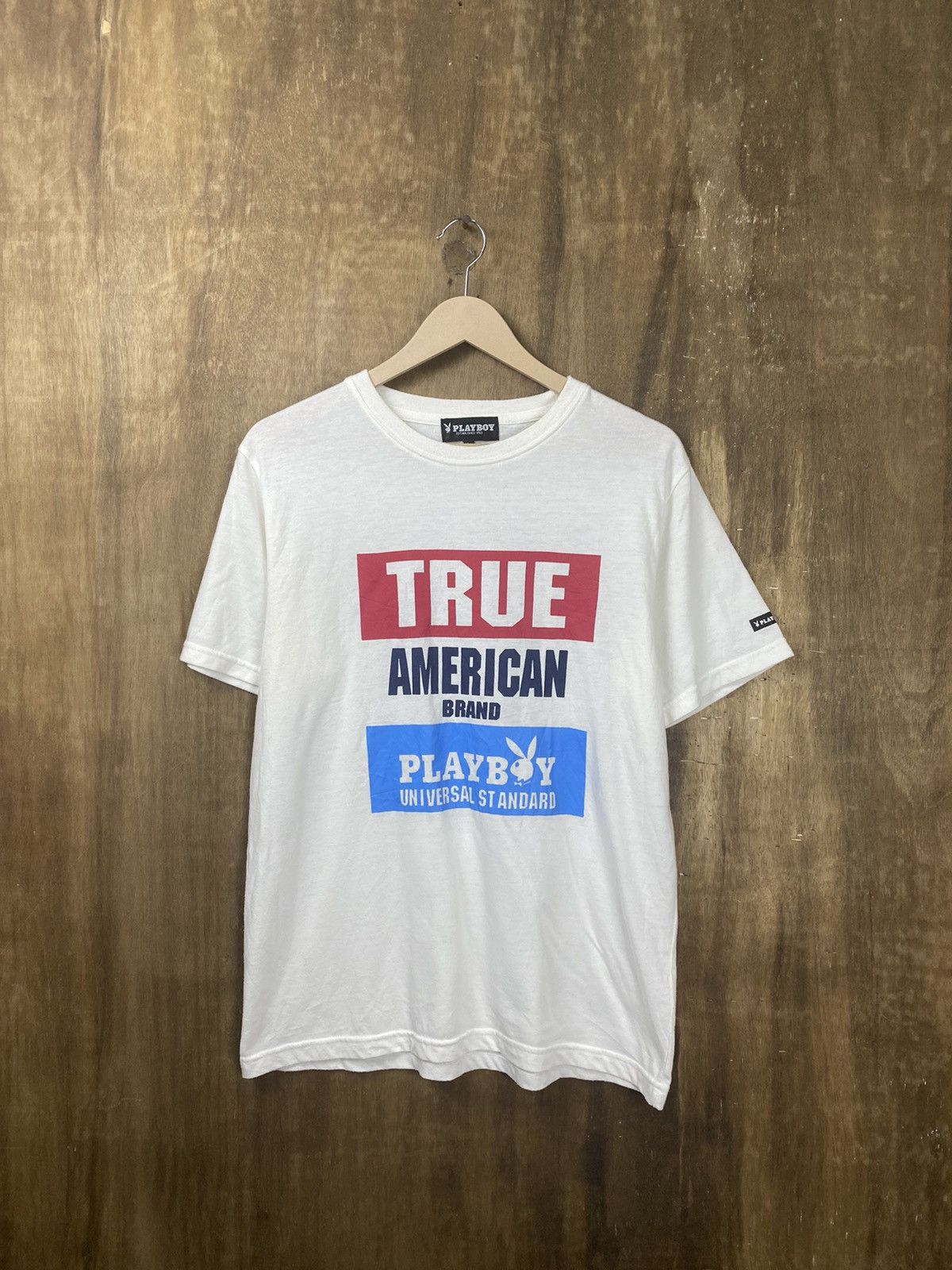 Playboy DL Playboy vintage white T-Shirt #Z098 Size US M / EU 48-50 / 2 - 1 Thumbnail