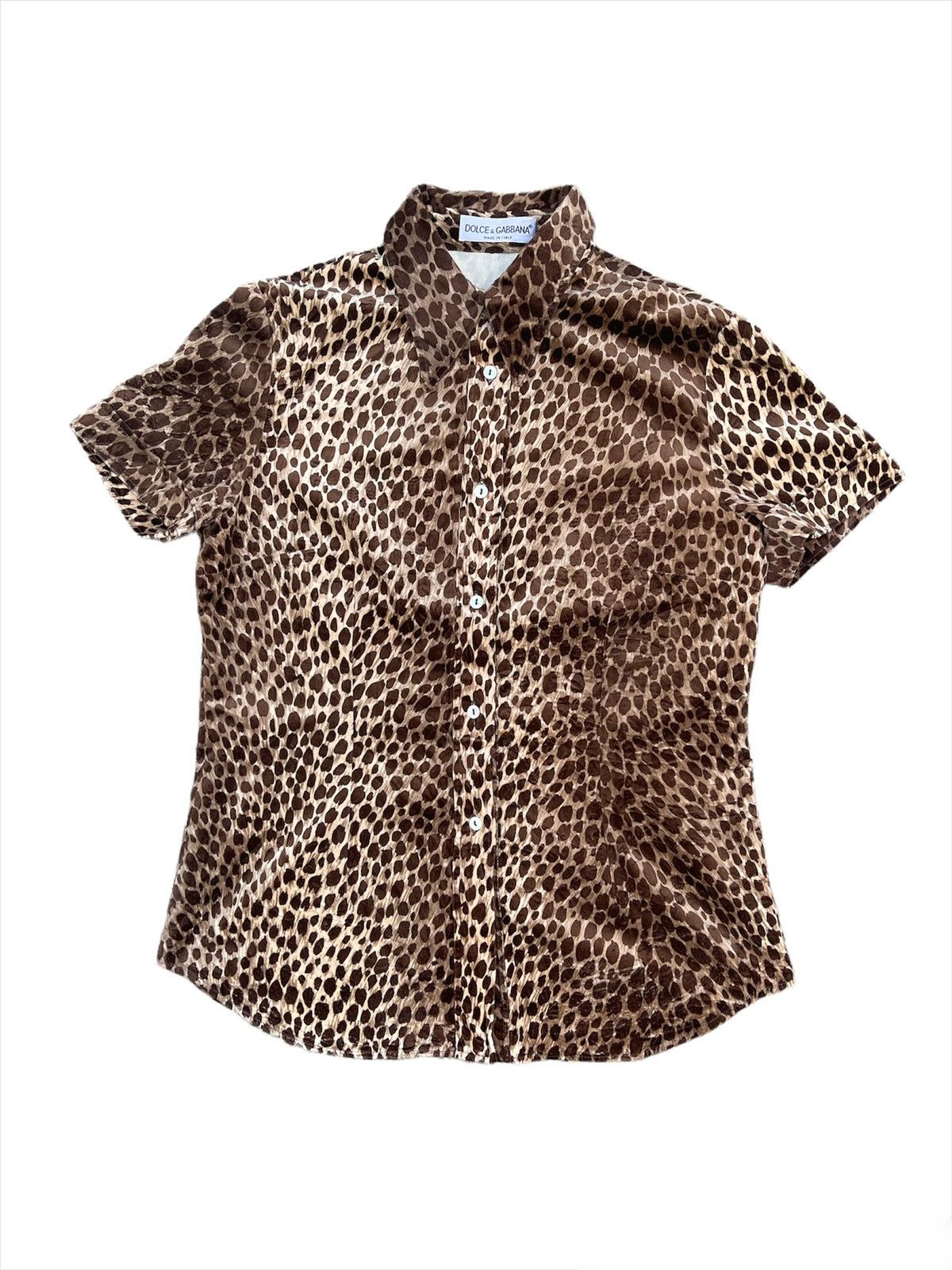 Dolce & Gabbana Dolce & Gabbana Buttoned Leopard Shirt for her Size US S / EU 44-46 / 1 - 1 Thumbnail