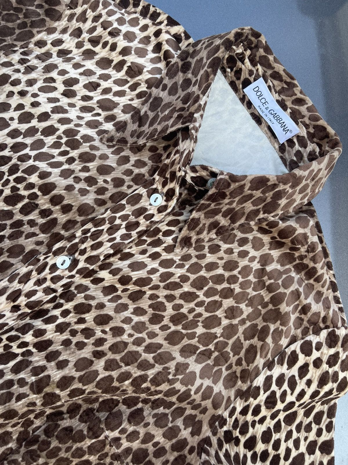 Dolce & Gabbana Dolce & Gabbana Buttoned Leopard Shirt for her Size US S / EU 44-46 / 1 - 8 Thumbnail
