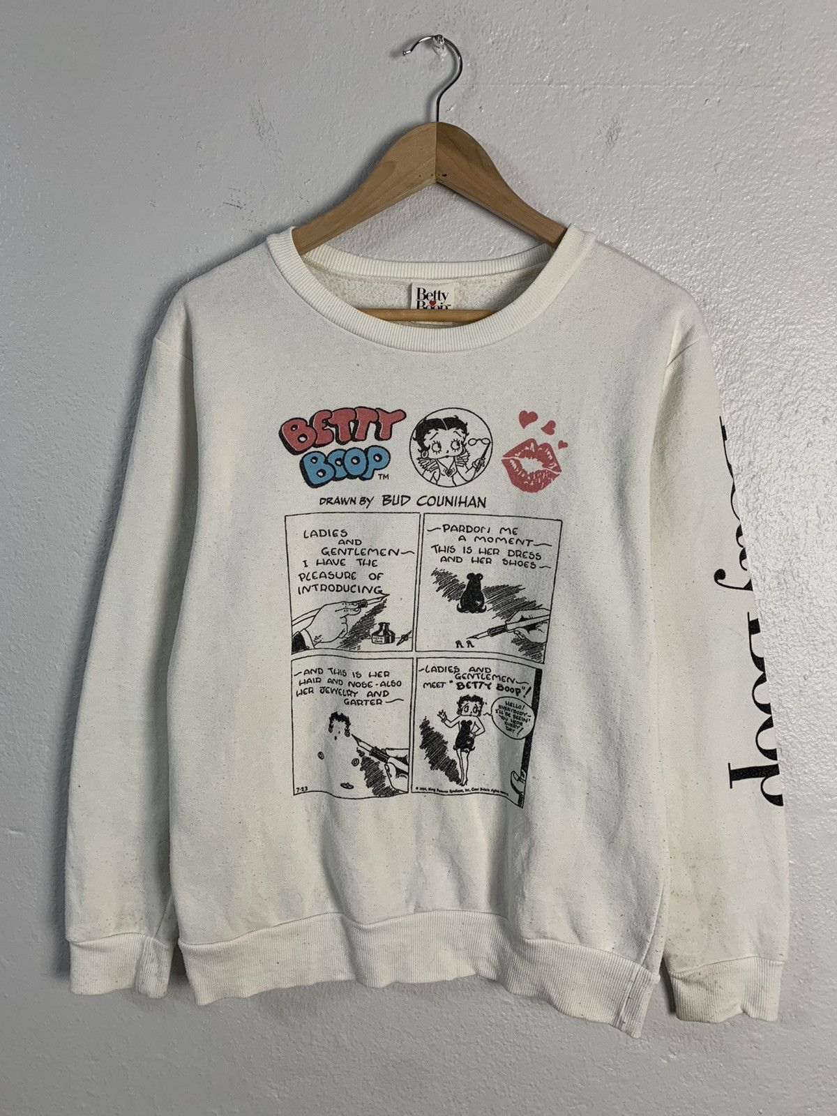 Japanese Brand Vintage 19xx Betty Boop Women Sweatshirt Size L / US 10 / IT 46 - 1 Thumbnail