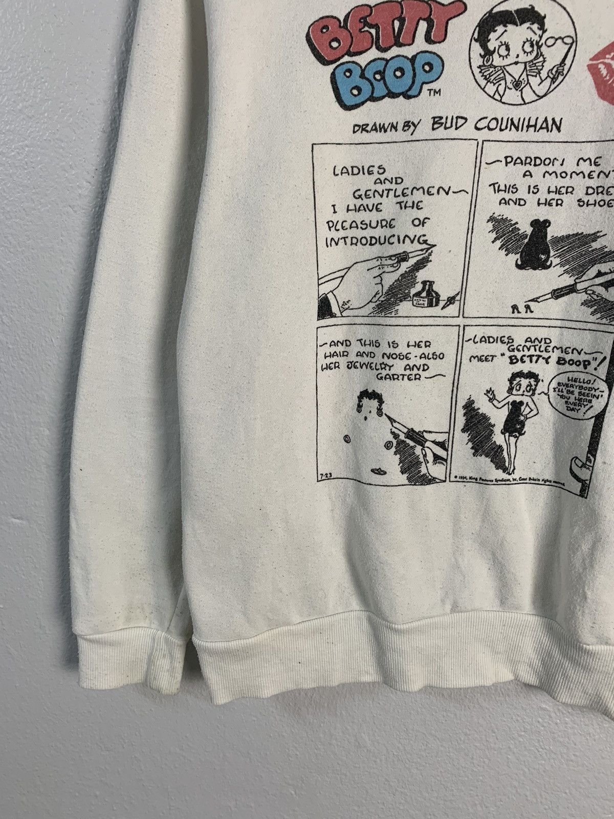Japanese Brand Vintage 19xx Betty Boop Women Sweatshirt Size L / US 10 / IT 46 - 3 Thumbnail