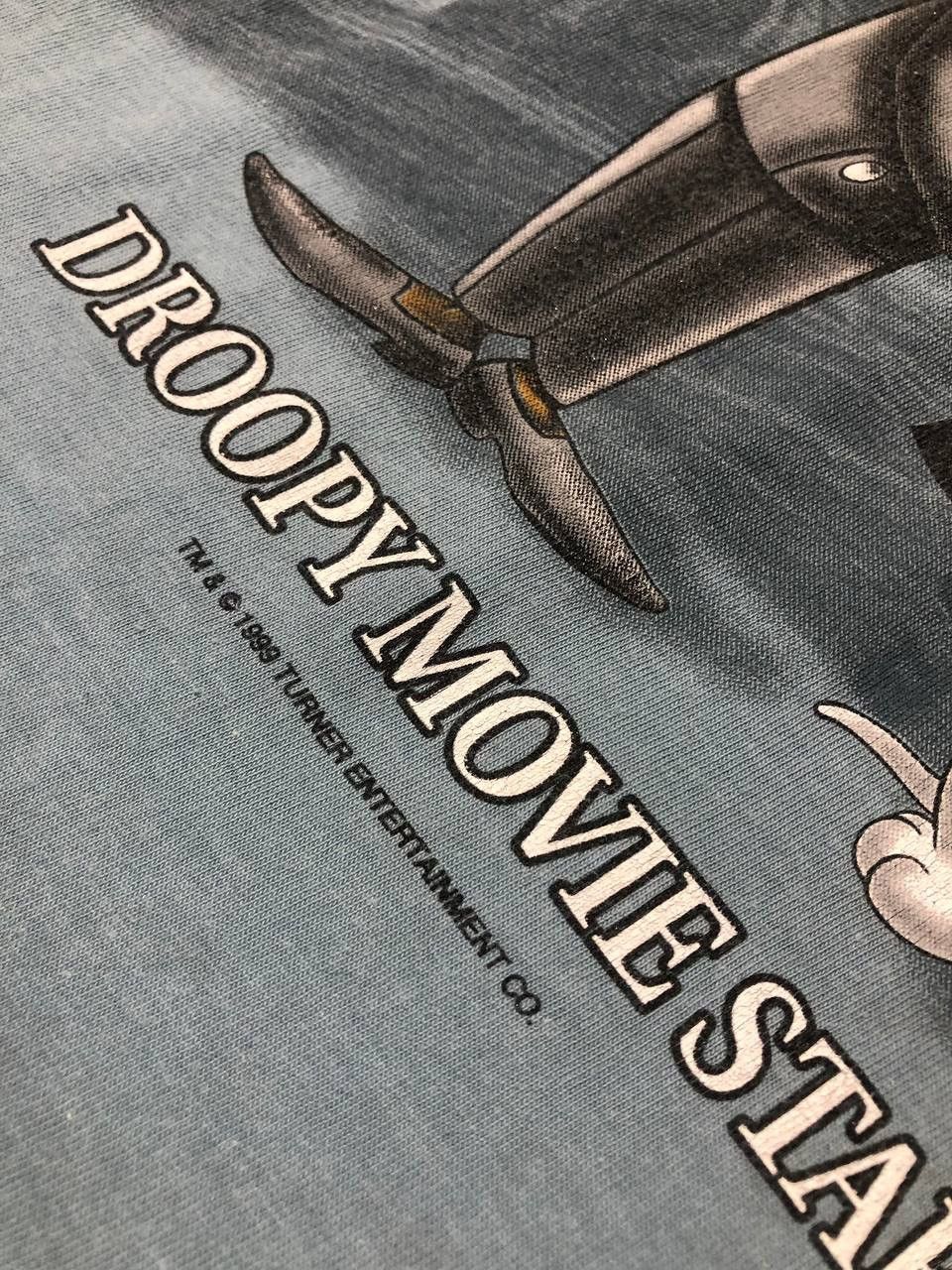 Vintage Vintage Droopy Movie Star T-Shirt 1999 Size US L / EU 52-54 / 3 - 5 Thumbnail