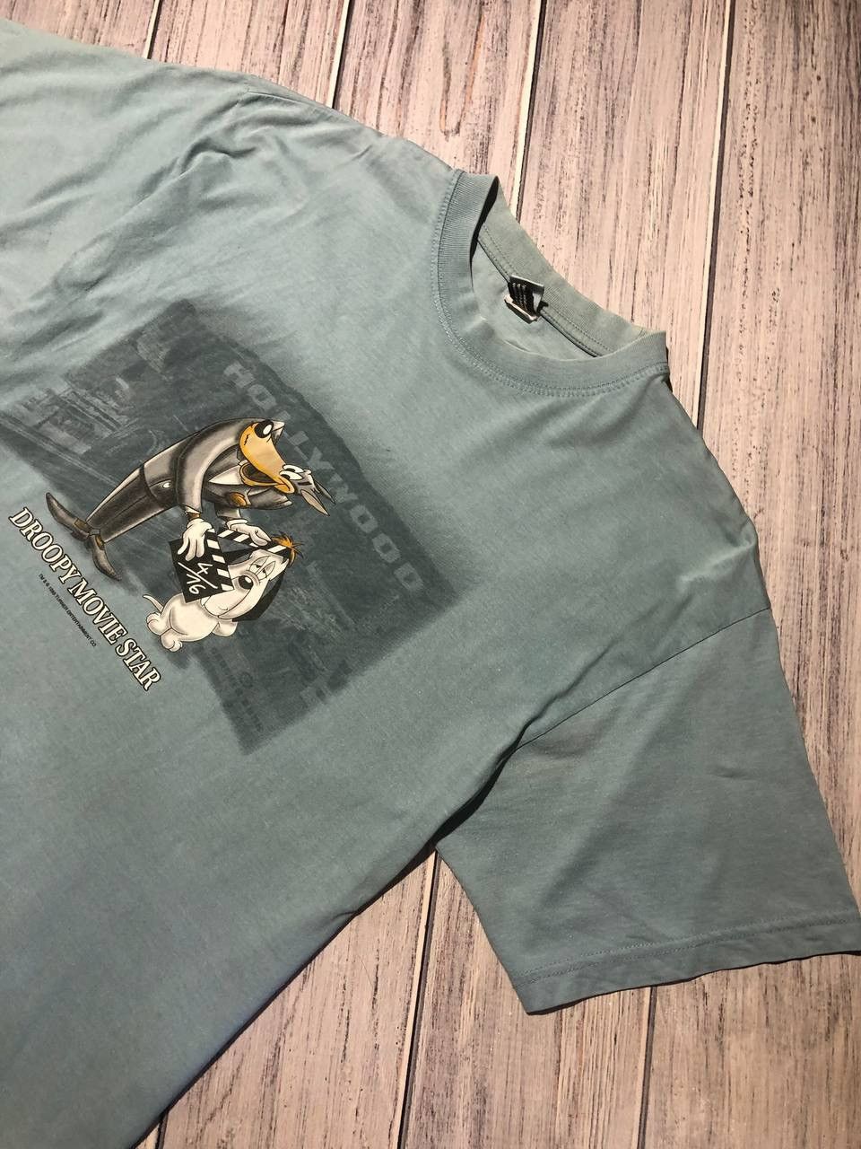 Vintage Vintage Droopy Movie Star T-Shirt 1999 Size US L / EU 52-54 / 3 - 3 Thumbnail