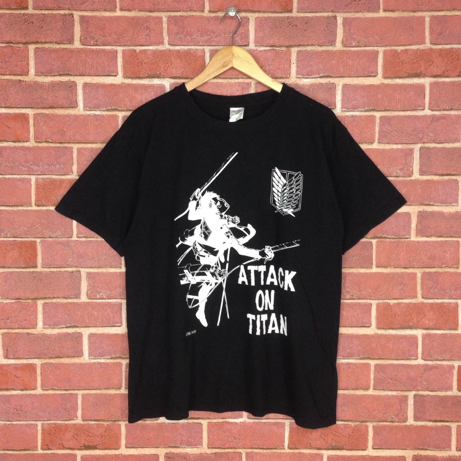 Cartoon Network × Vintage Vintage Cartoon Movie Attack On Titan T-shirt Anime Size US L / EU 52-54 / 3 - 1 Thumbnail
