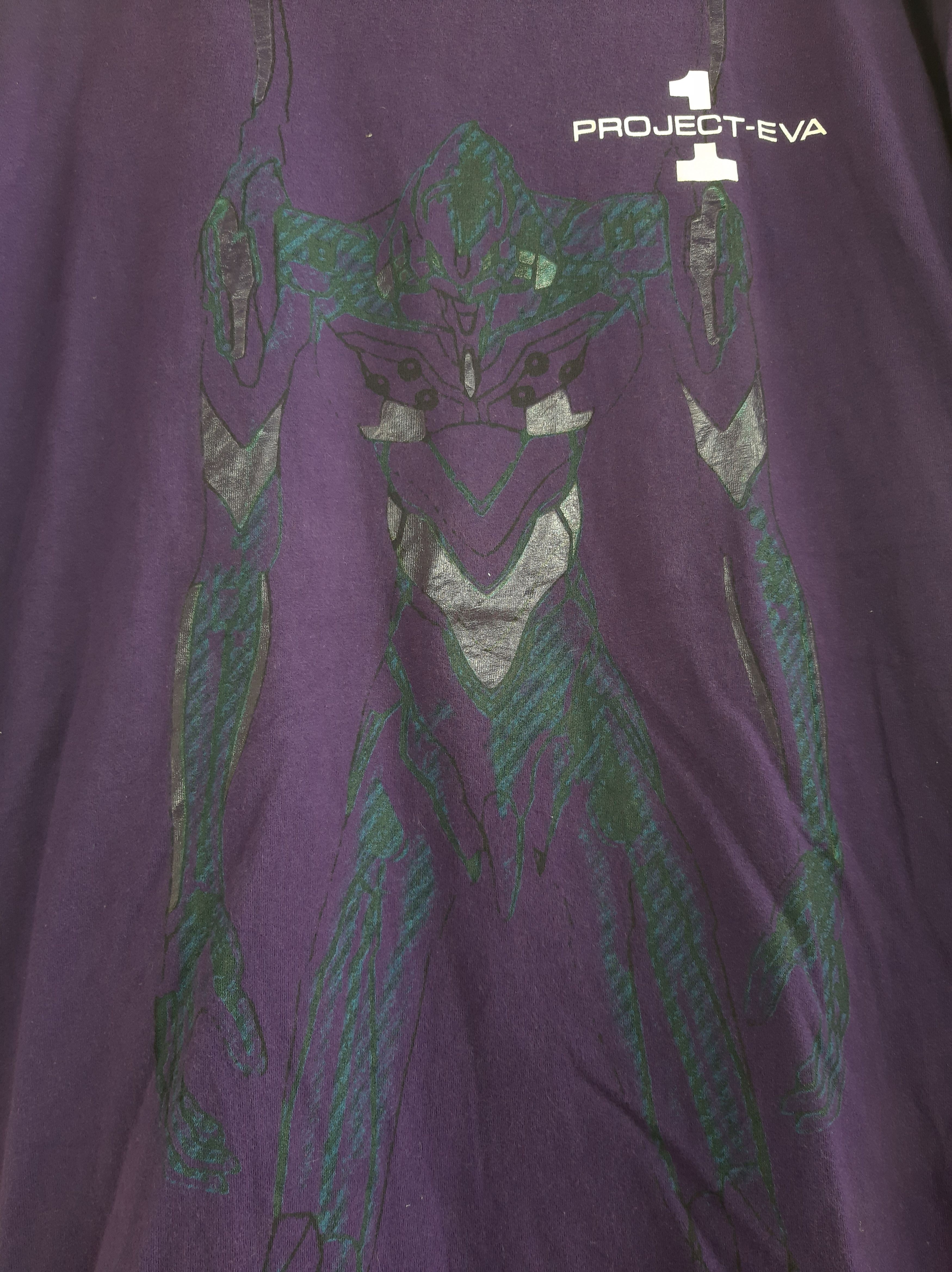 Anime × Cartoon Network × Japanese Brand Rare Uniqlo x Evangelion Project Eva 01 Angel Anime Tee Size US M / EU 48-50 / 2 - 4 Thumbnail