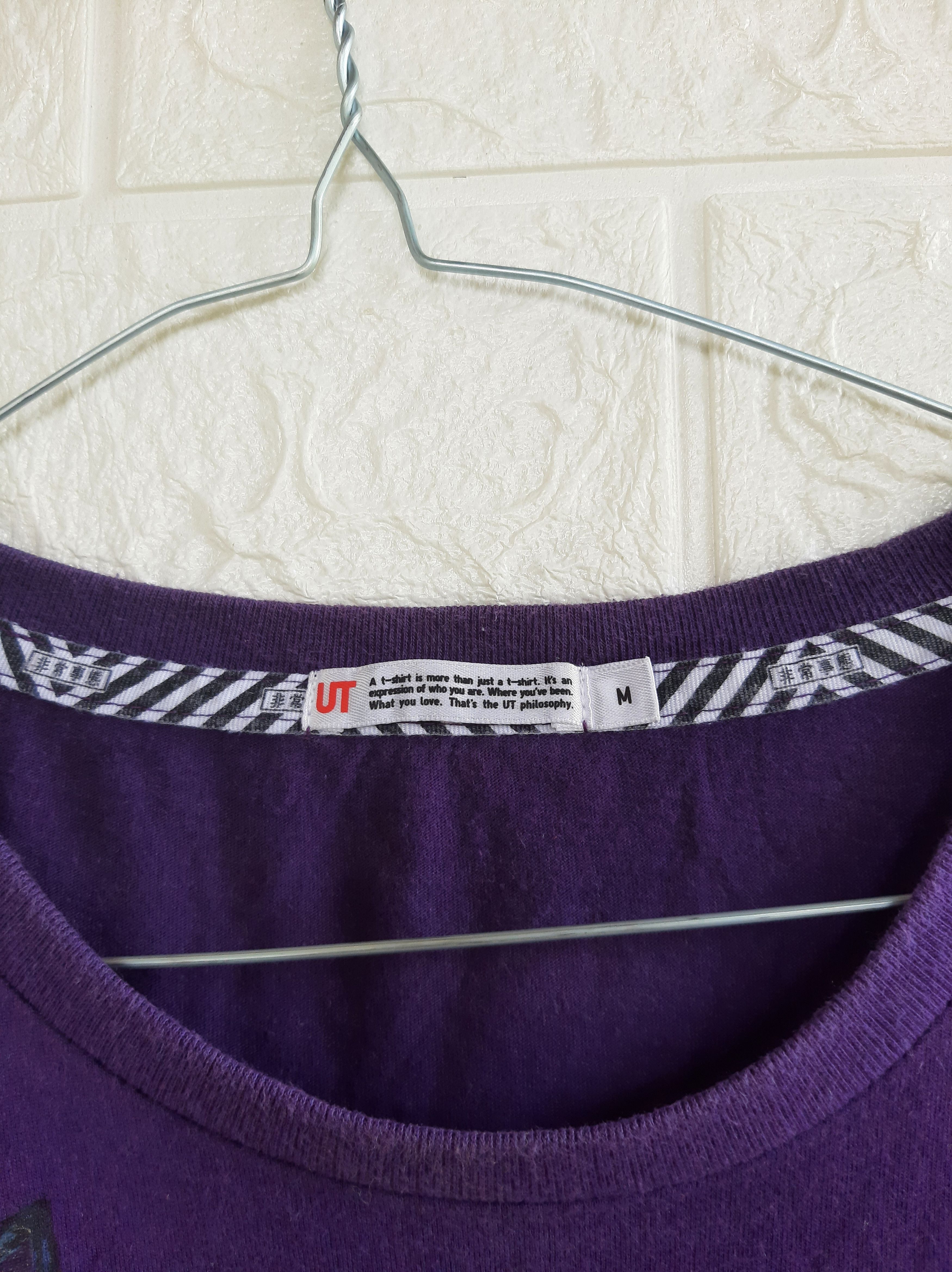 Anime × Cartoon Network × Japanese Brand Rare Uniqlo x Evangelion Project Eva 01 Angel Anime Tee Size US M / EU 48-50 / 2 - 2 Thumbnail