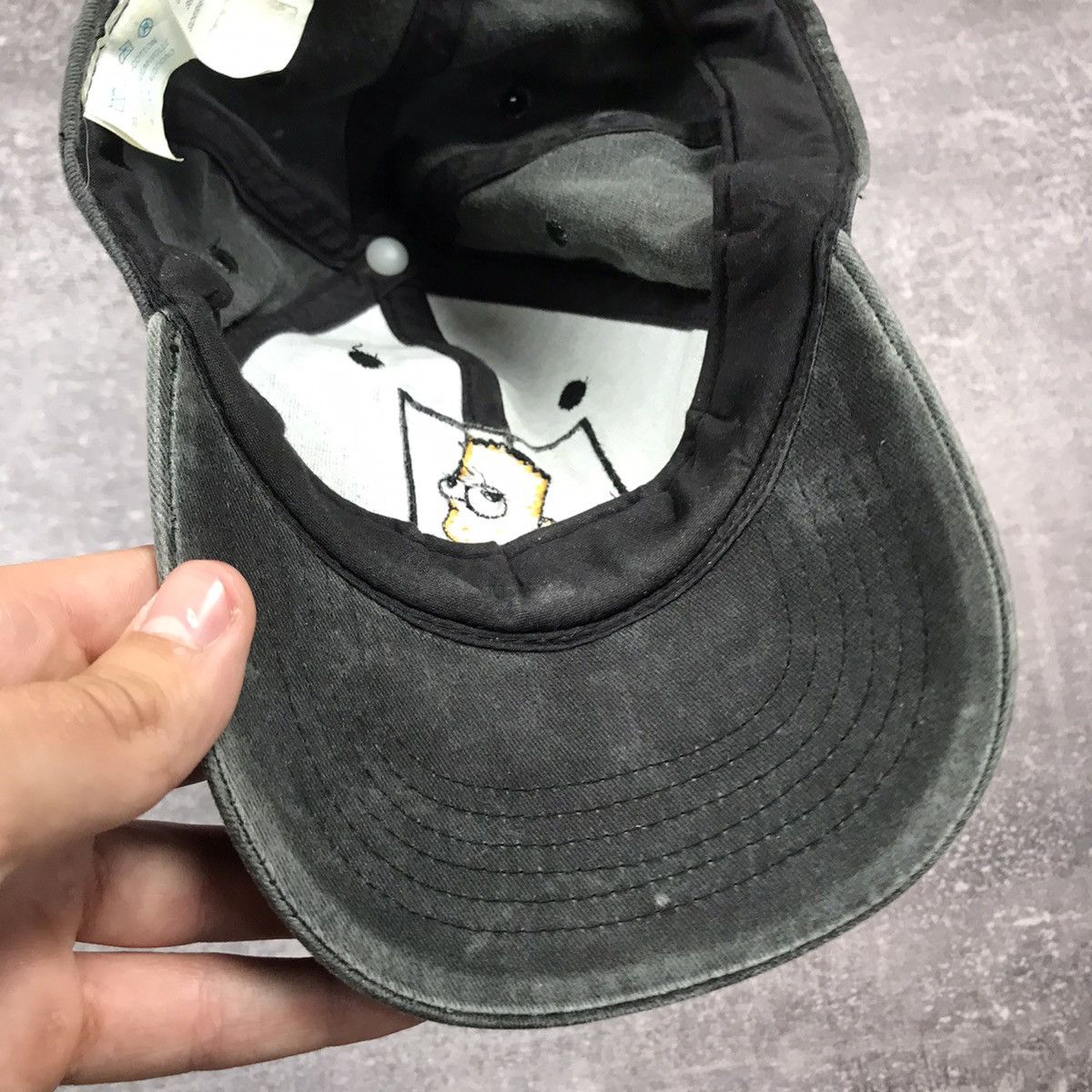 The Simpsons Vintage 1993 The Simpsons Bart No Problem Hat Size ONE SIZE - 12 Thumbnail
