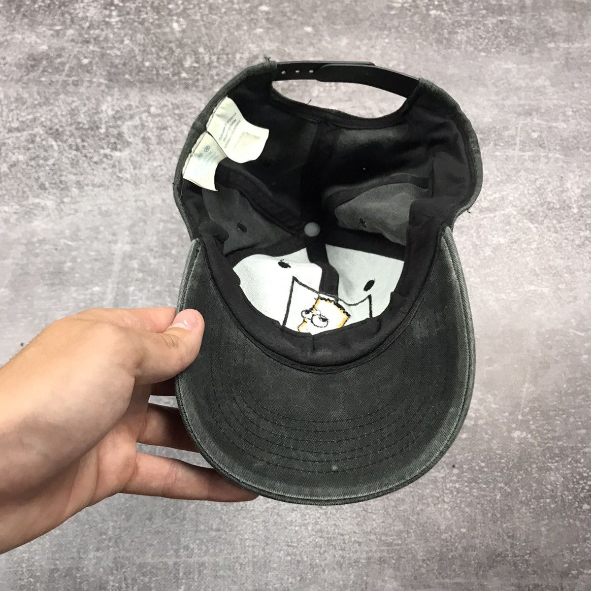 The Simpsons Vintage 1993 The Simpsons Bart No Problem Hat Size ONE SIZE - 11 Thumbnail