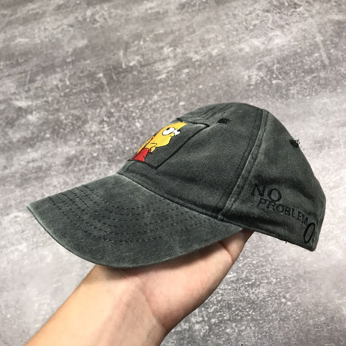 The Simpsons Vintage 1993 The Simpsons Bart No Problem Hat Size ONE SIZE - 9 Thumbnail