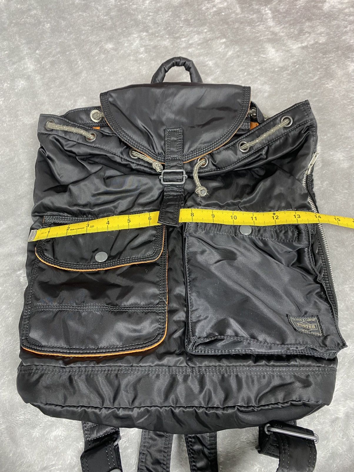 Head Porter Yoshida Head Porter Black Nylon Rucksack Tanker Bagpack Size ONE SIZE - 17 Thumbnail