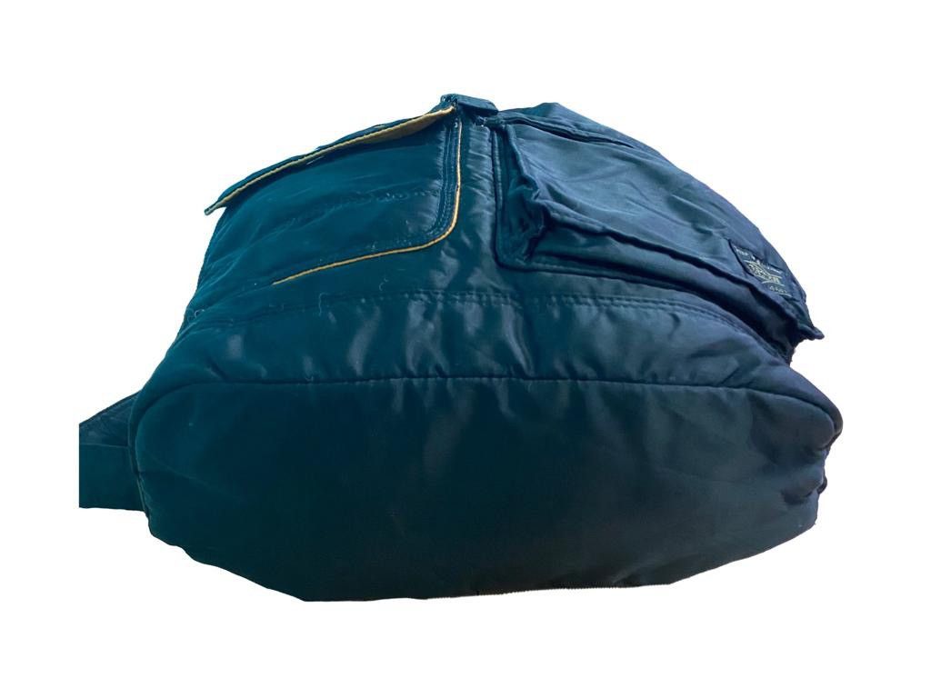 Head Porter Yoshida Head Porter Black Nylon Rucksack Tanker Bagpack Size ONE SIZE - 8 Thumbnail