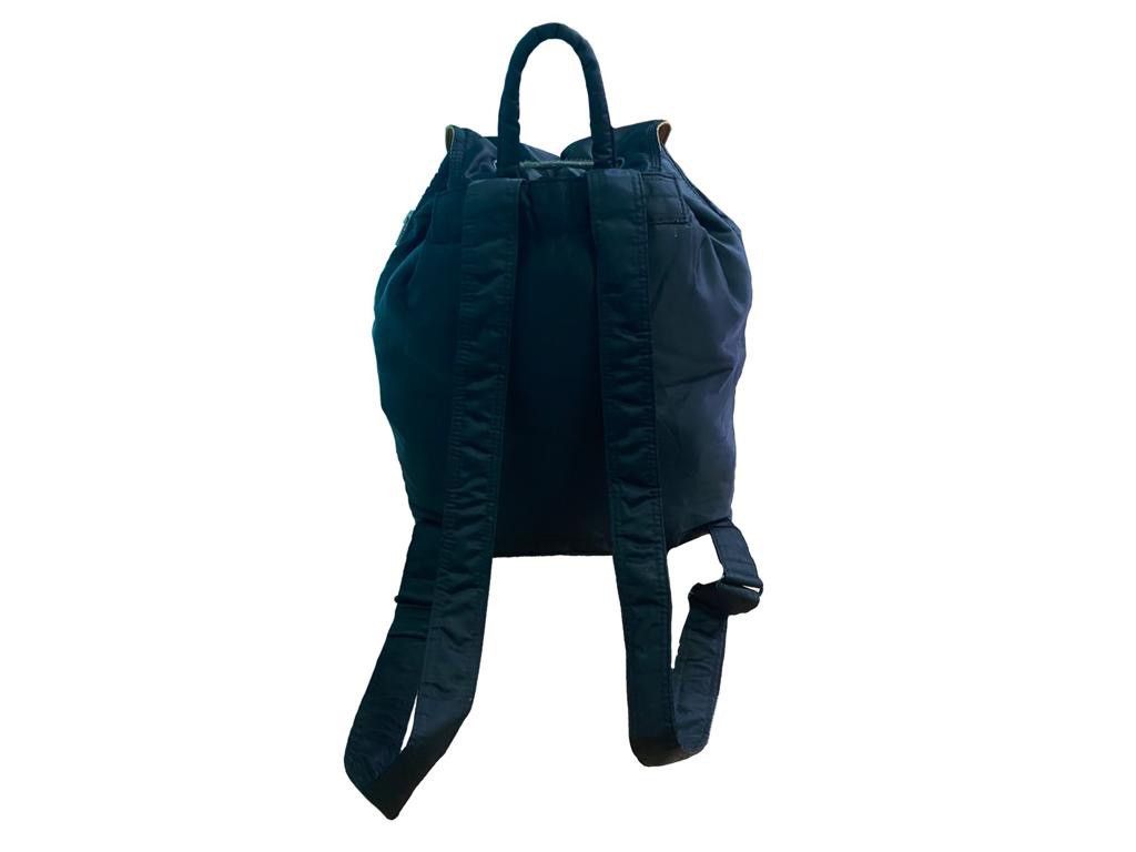 Head Porter Yoshida Head Porter Black Nylon Rucksack Tanker Bagpack Size ONE SIZE - 6 Thumbnail
