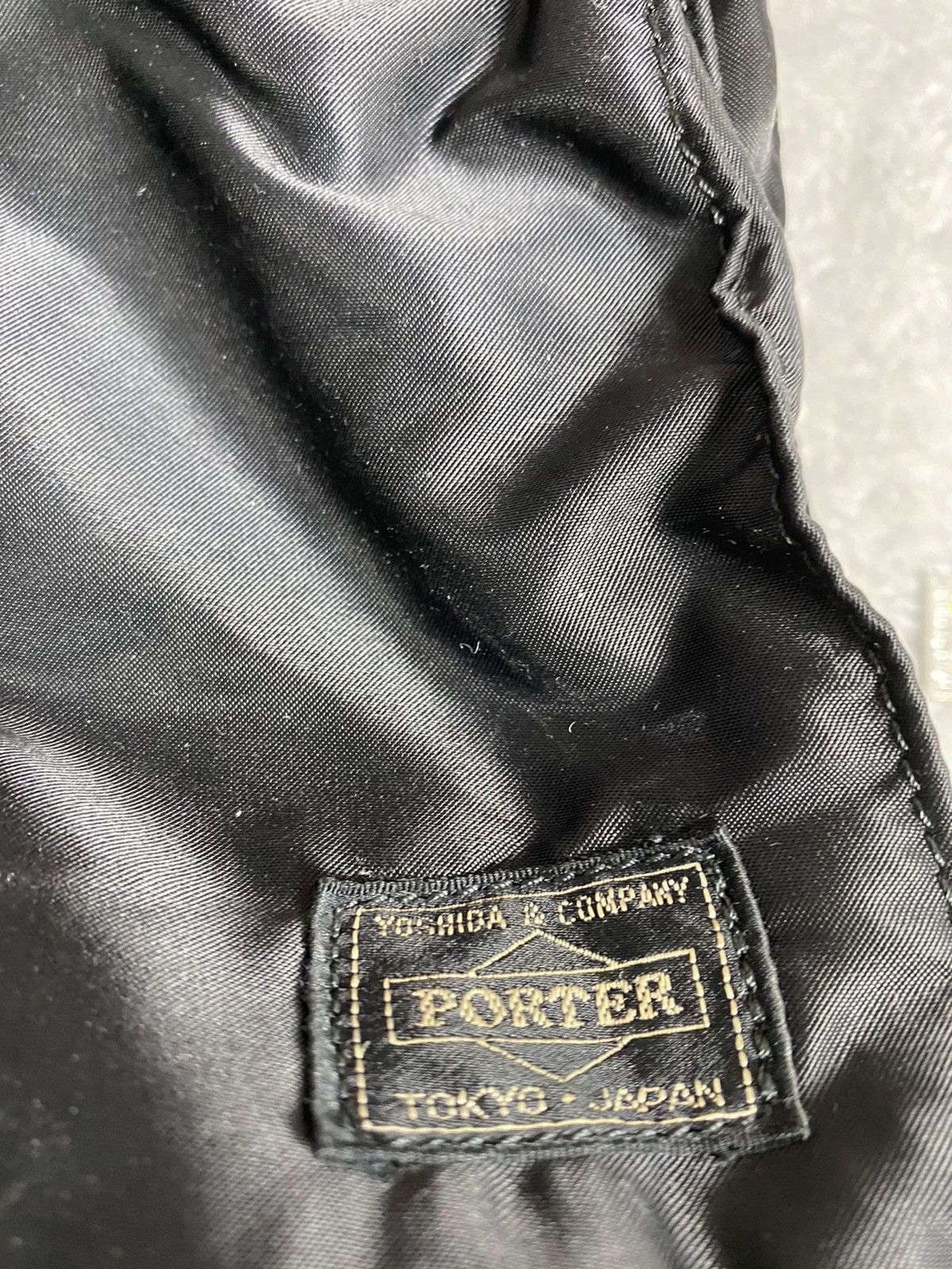 Head Porter Yoshida Head Porter Black Nylon Rucksack Tanker Bagpack Size ONE SIZE - 12 Thumbnail