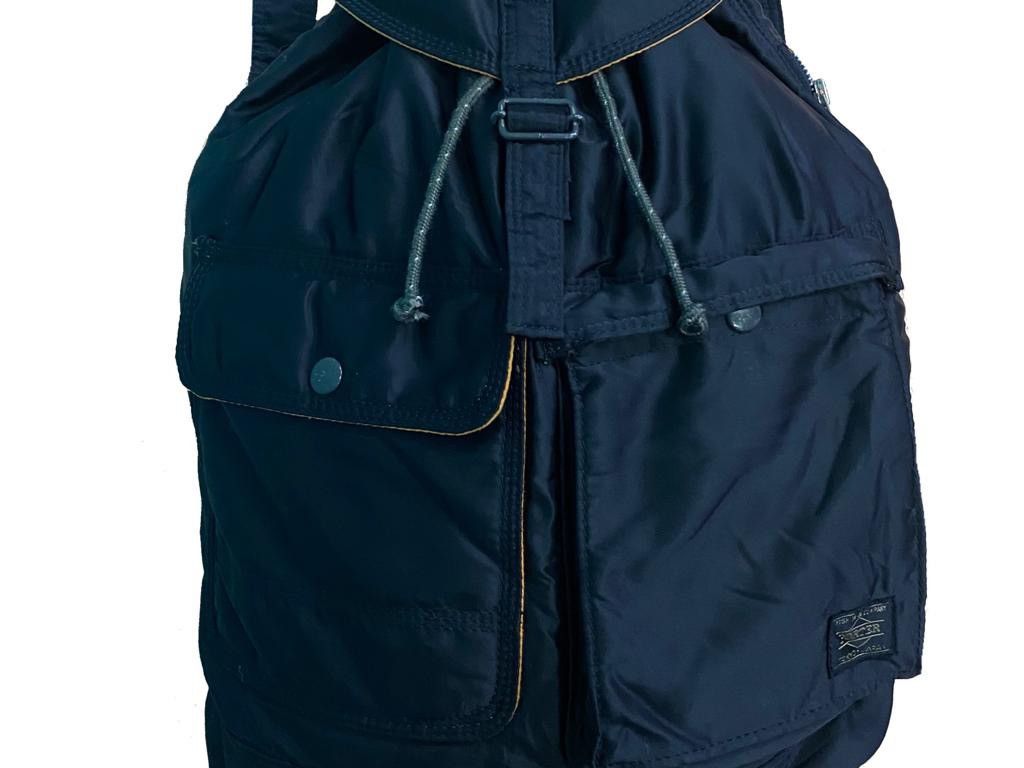 Head Porter Yoshida Head Porter Black Nylon Rucksack Tanker Bagpack Size ONE SIZE - 9 Thumbnail