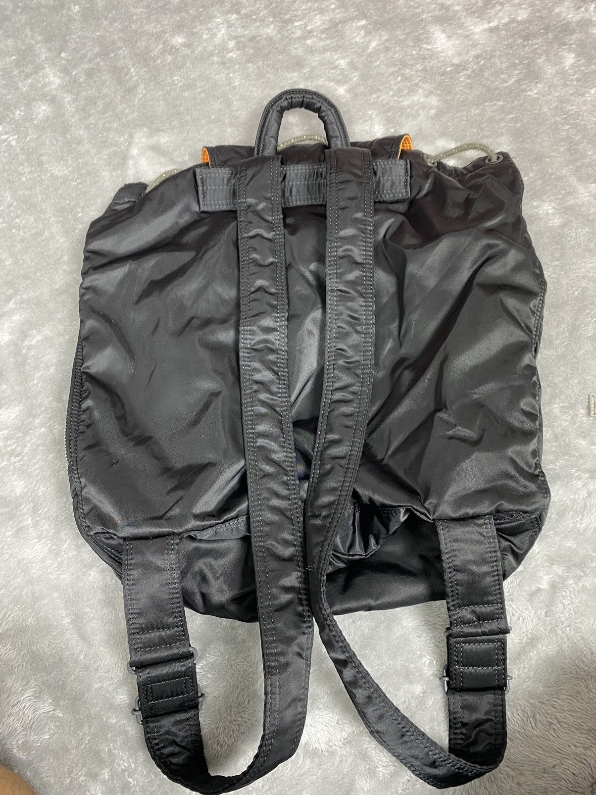 Head Porter Yoshida Head Porter Black Nylon Rucksack Tanker Bagpack Size ONE SIZE - 16 Thumbnail