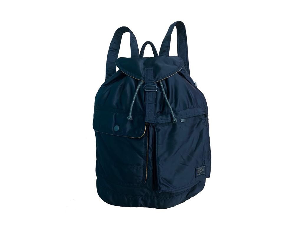 Head Porter Yoshida Head Porter Black Nylon Rucksack Tanker Bagpack Size ONE SIZE - 1 Thumbnail
