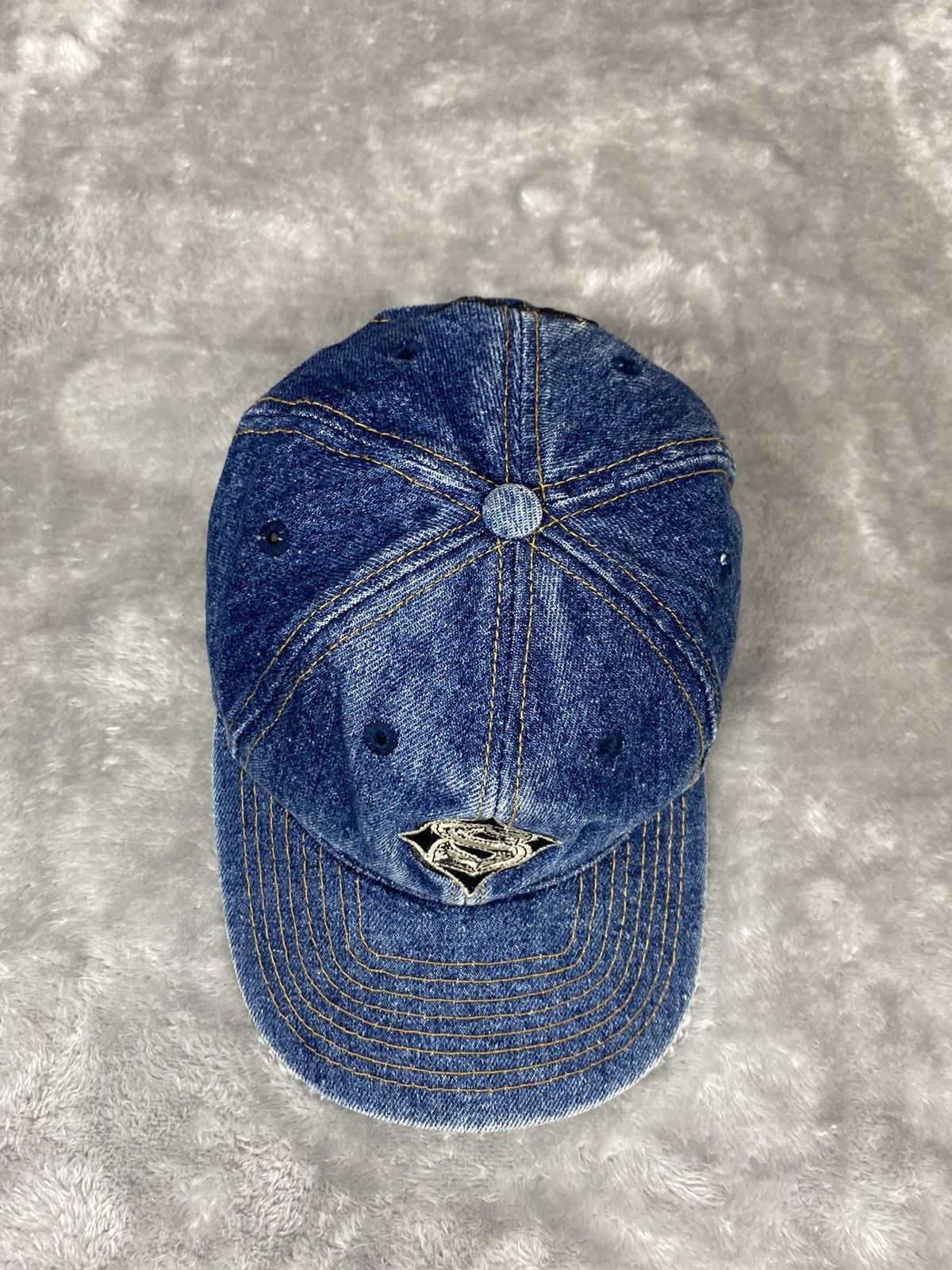 Santa Cruz Skateboards Vintage Sims Skate/surf/ Snow Denim Cap Size ONE SIZE - 2 Thumbnail