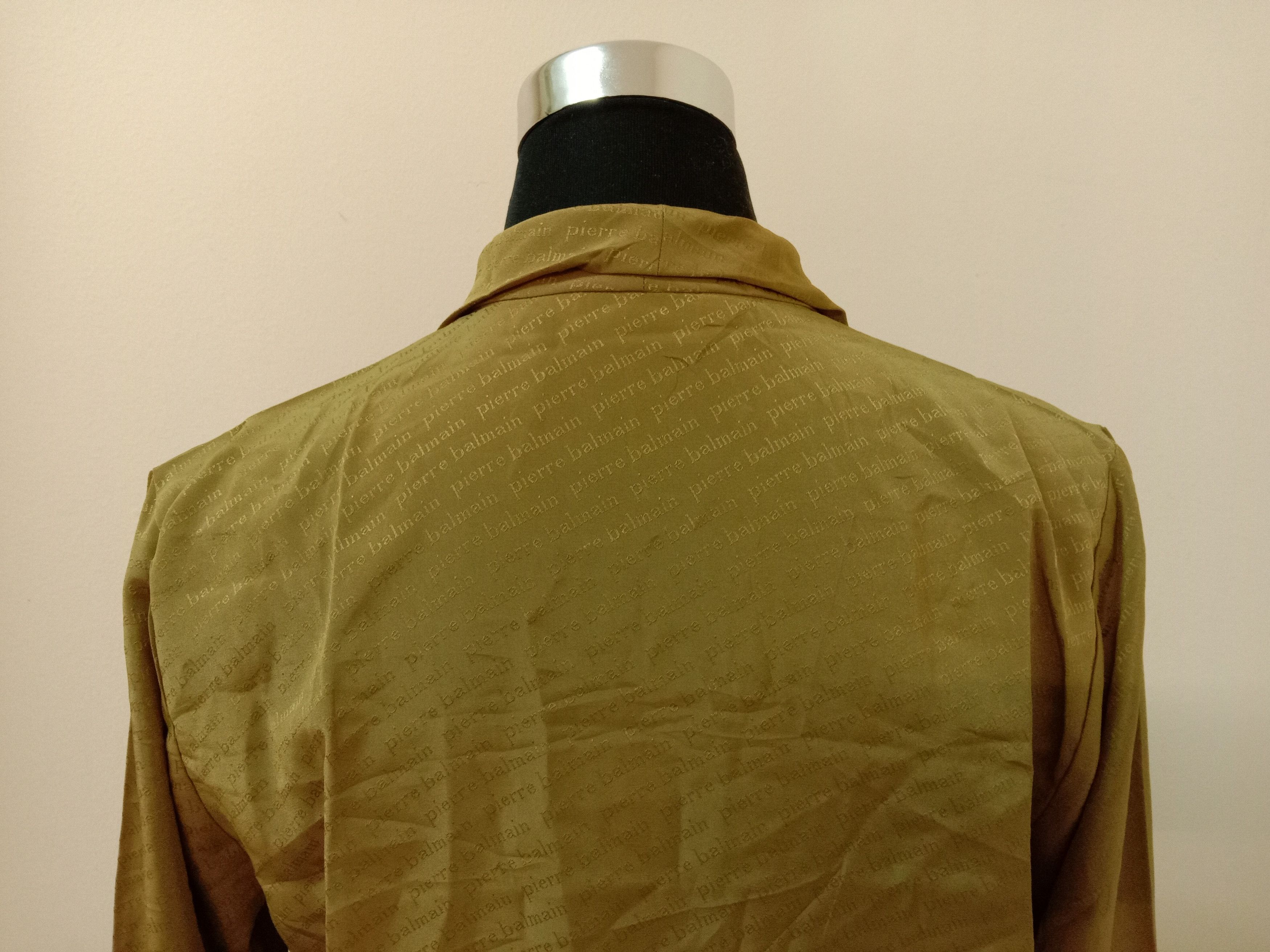 Pierre Balmain × Vintage RARE VINTAGE PIERRE BALMAIN BLOUSE SHIRT SPELLOUT ALL OVER Size M / US 6-8 / IT 42-44 - 9 Thumbnail