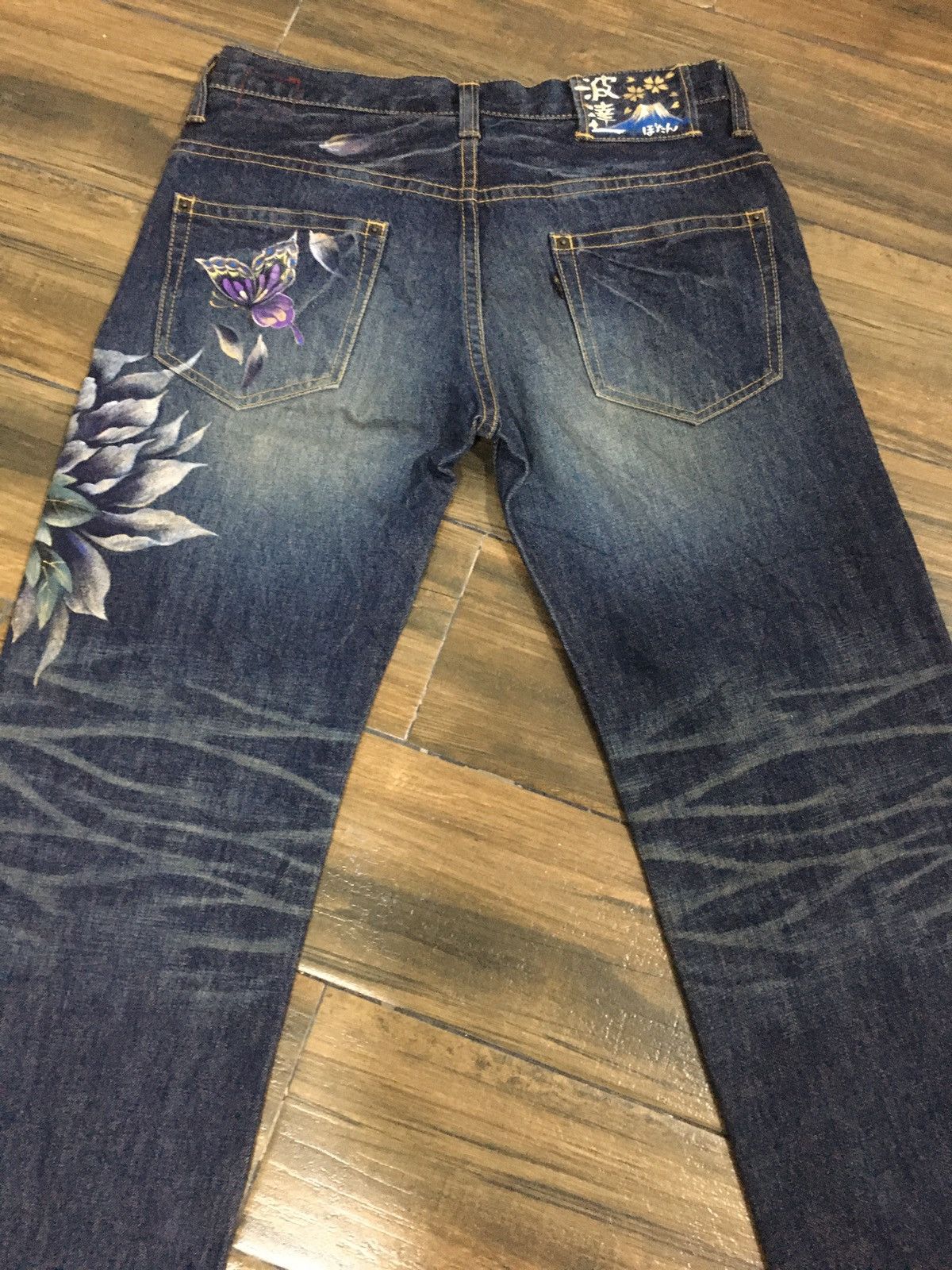 🔥🔥Naminori Tatsujin Hand Made Art Jeans
