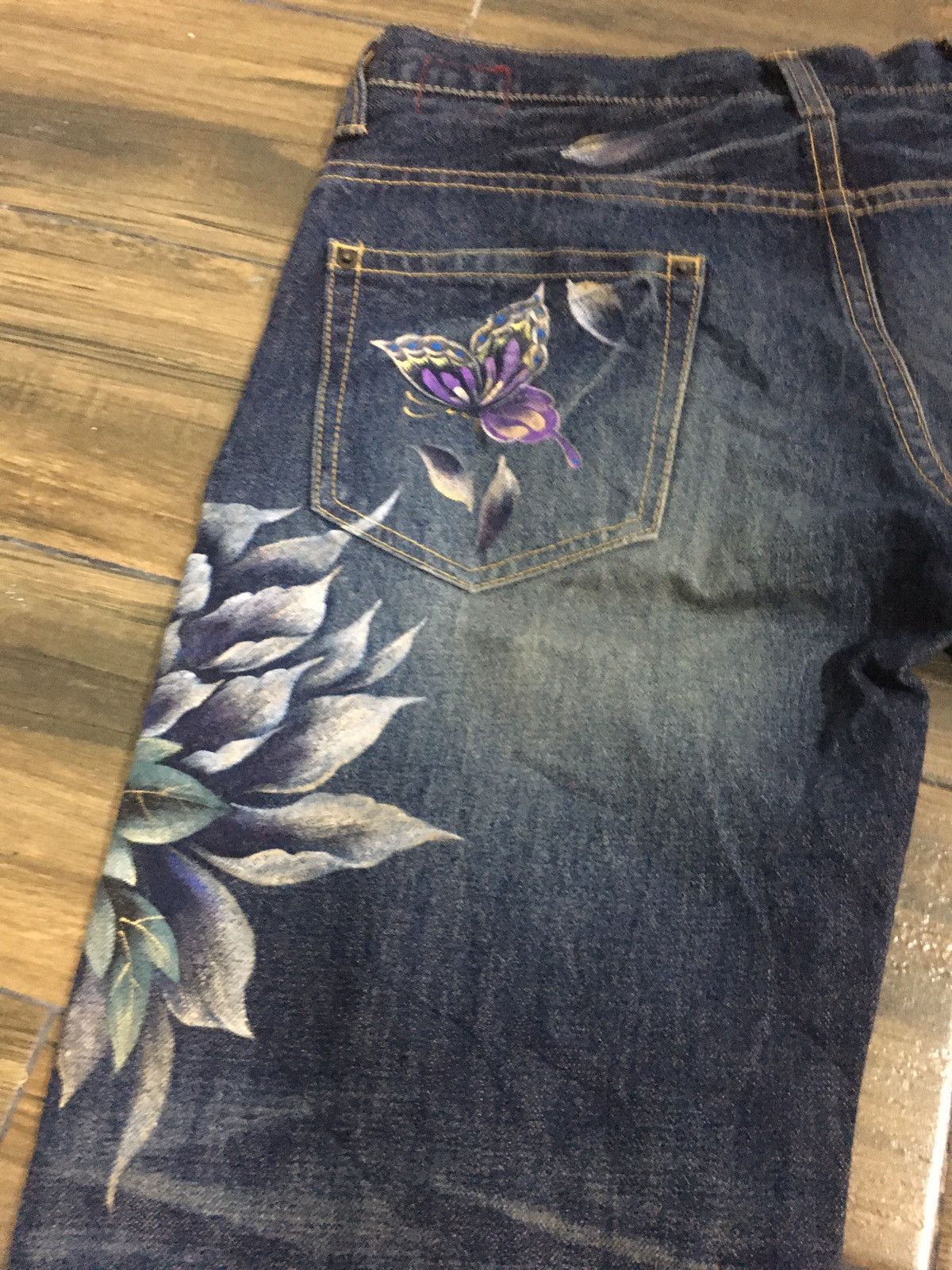 🔥🔥Naminori Tatsujin Hand Made Art Jeans