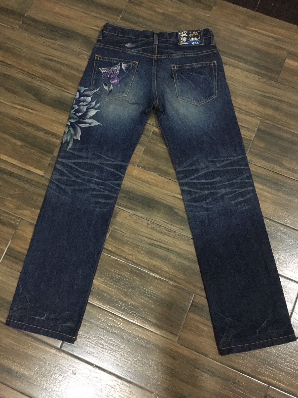 🔥🔥Naminori Tatsujin Hand Made Art Jeans