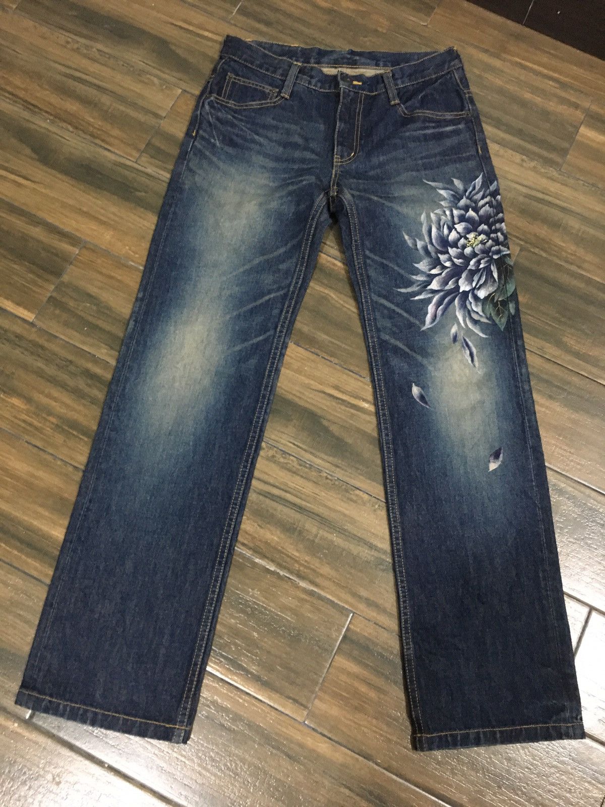 🔥🔥Naminori Tatsujin Hand Made Art Jeans