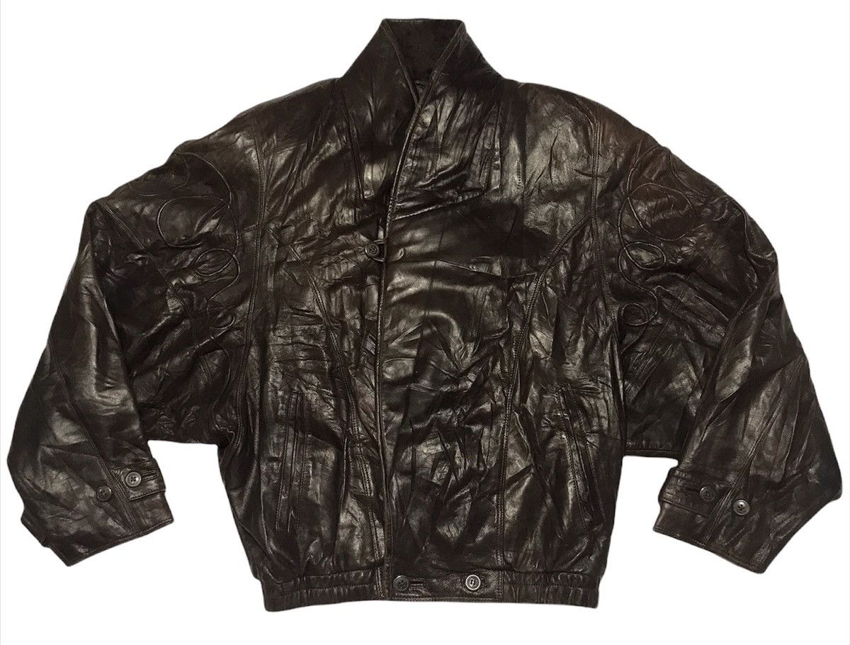 Pelle Pelle Vintage PELLE PELLE Mach Burhanan Leather Jacket | Grailed