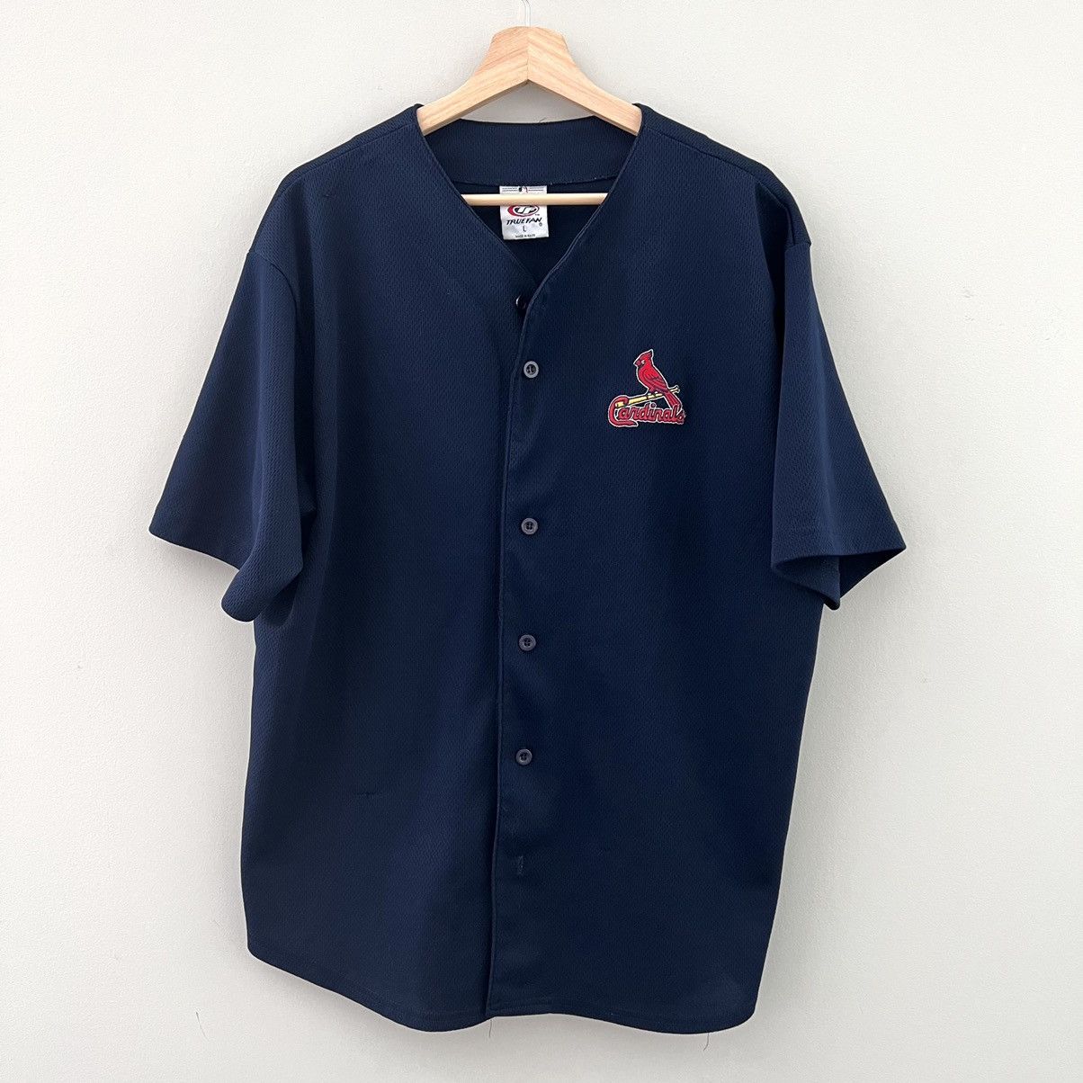 Vintage MLB St. Louis Cardinals Button Front Stitched SGA Baseball Jersey  Men XL