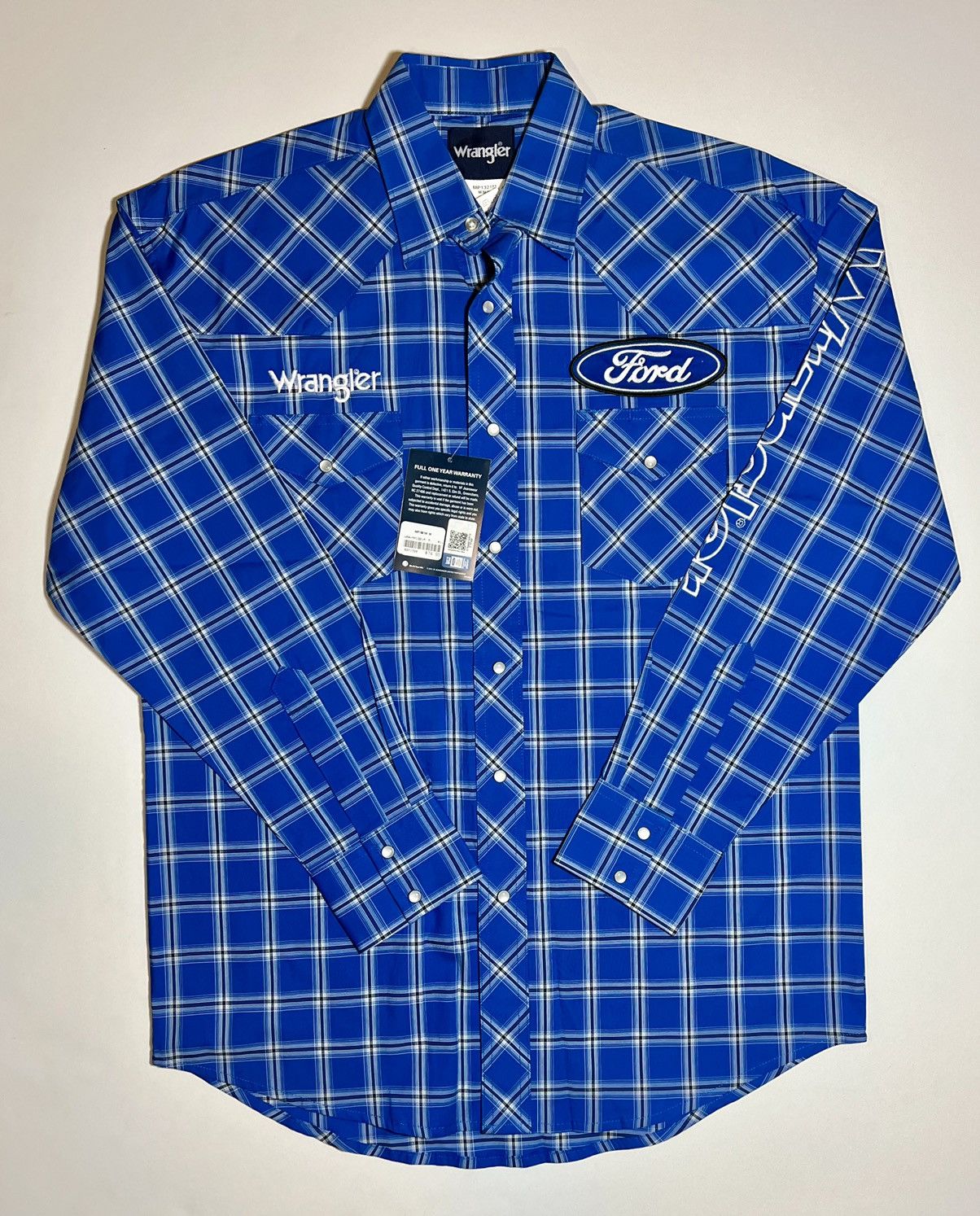 T-shirt Wrangler Western Wear Homme – Gris Taille XL – Occasion Très Bon État – Fabriqué En Grèce