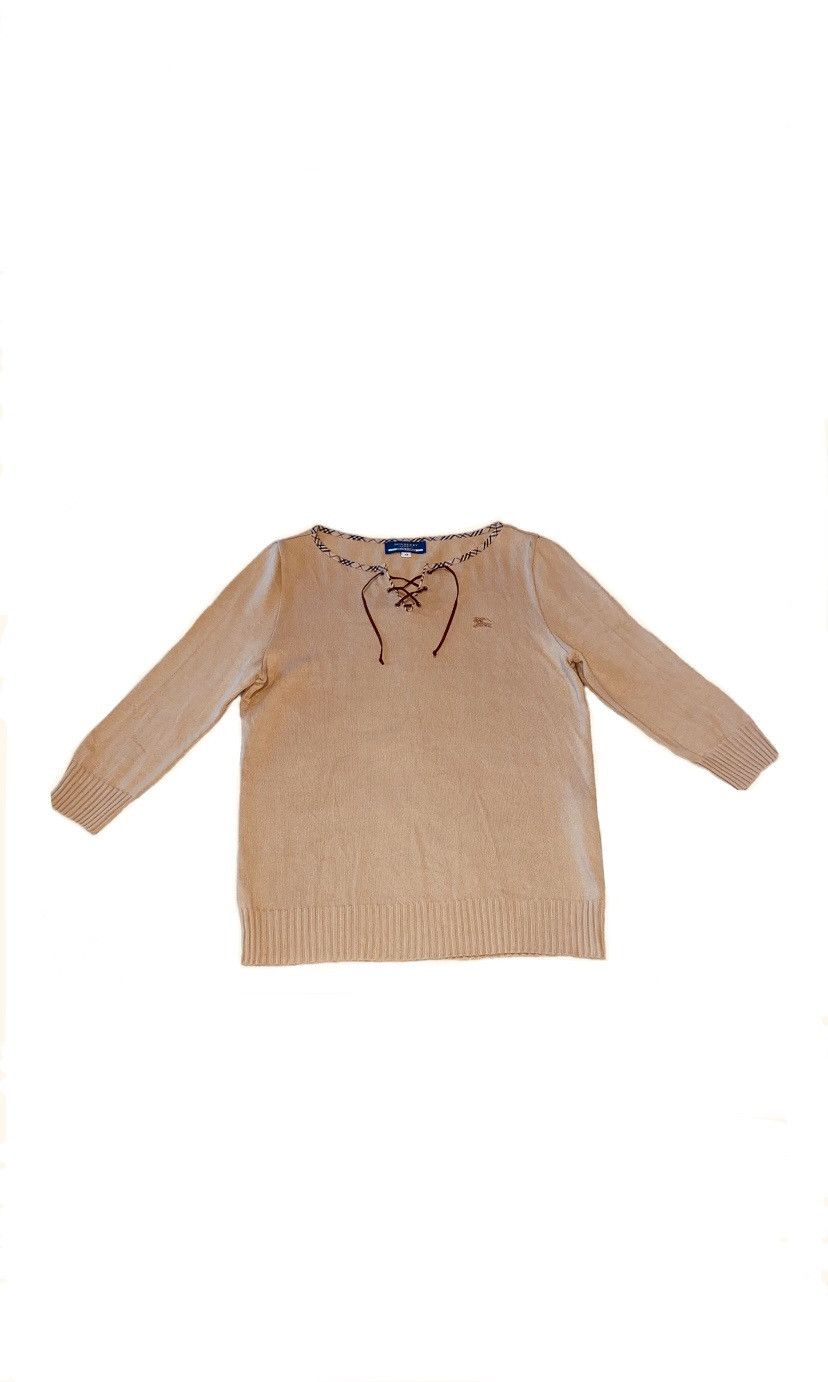 Burberry BURBERRY Blue Label Knitted Sweater Sz Asian M (US XS/S) Size US XS / EU 42 / 0 - 14 Thumbnail