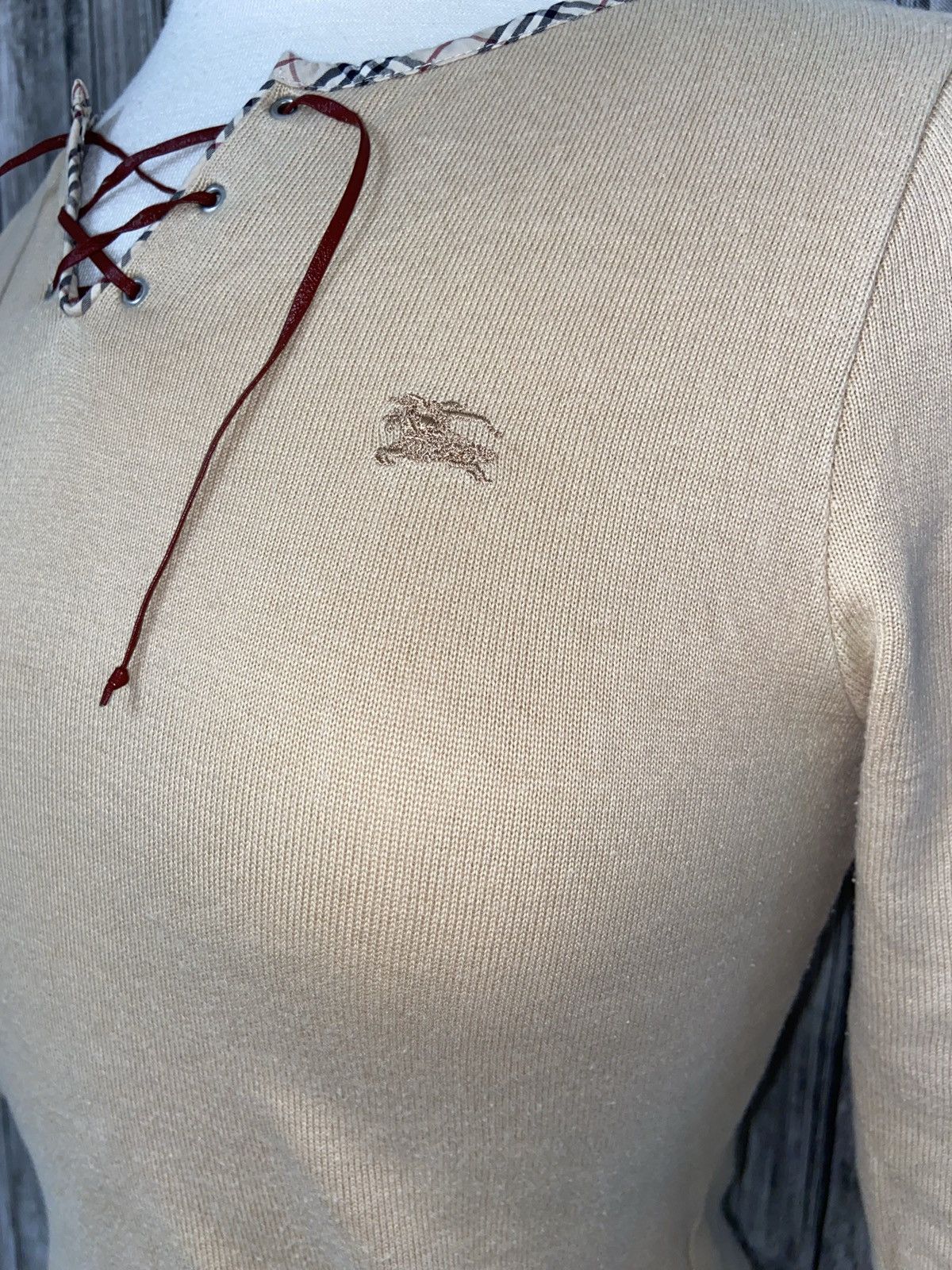 Burberry BURBERRY Blue Label Knitted Sweater Sz Asian M (US XS/S) Size US XS / EU 42 / 0 - 9 Thumbnail