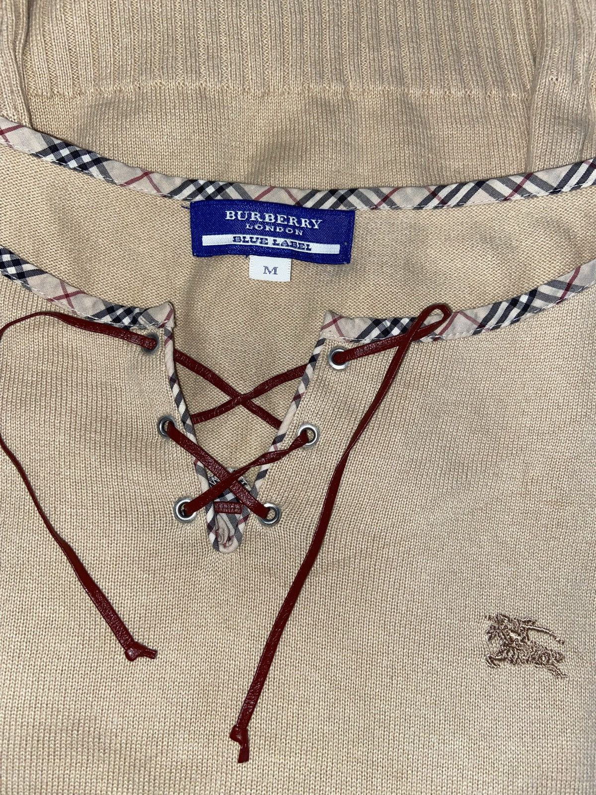 Burberry BURBERRY Blue Label Knitted Sweater Sz Asian M (US XS/S) Size US XS / EU 42 / 0 - 10 Thumbnail