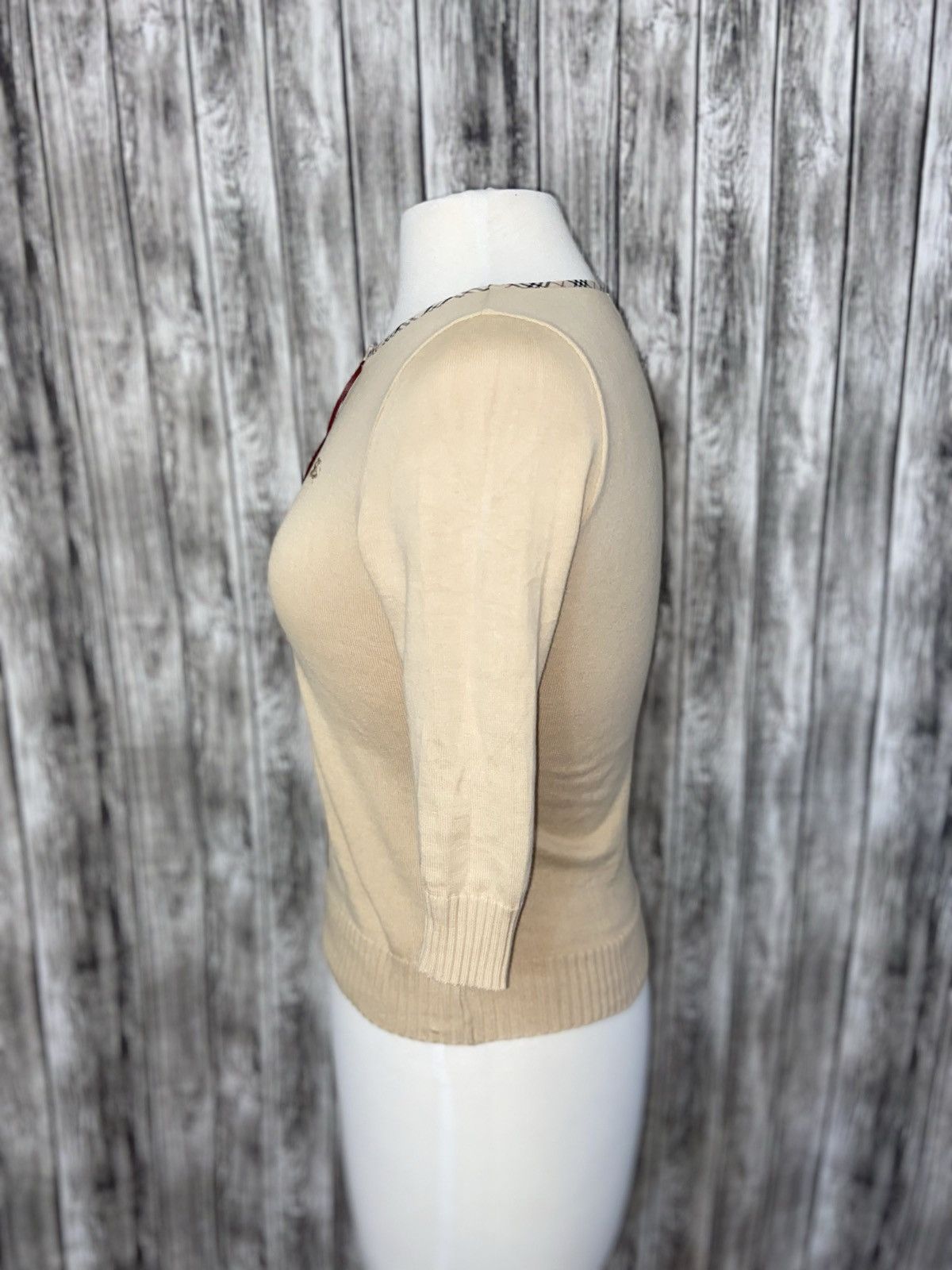 Burberry BURBERRY Blue Label Knitted Sweater Sz Asian M (US XS/S) Size US XS / EU 42 / 0 - 4 Thumbnail