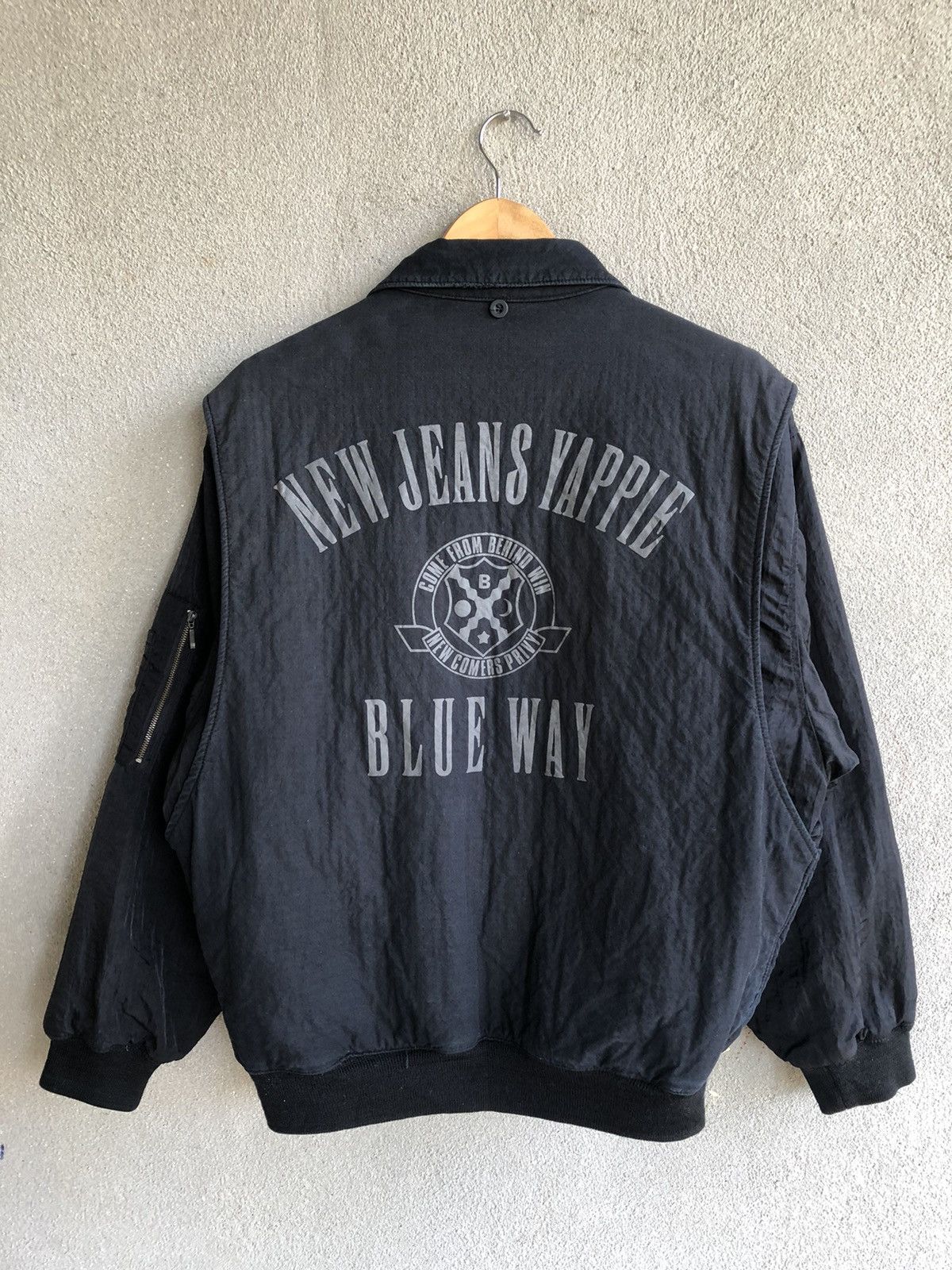 Japanese Brand Vintage BLUEWAY bomber jacket Size US L / EU 52-54 / 3 - 1 Thumbnail