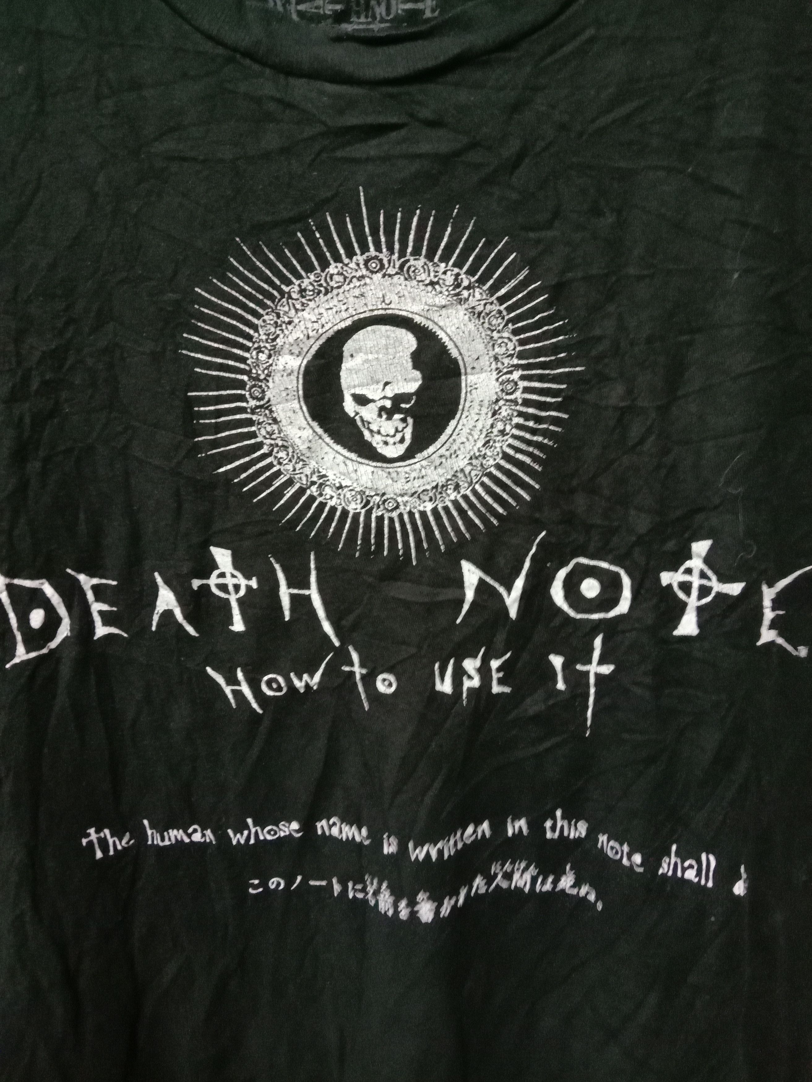 Anime × Vintage Vintage Japanese Anime Death Note Tee Size US S / EU 44-46 / 1 - 3 Thumbnail