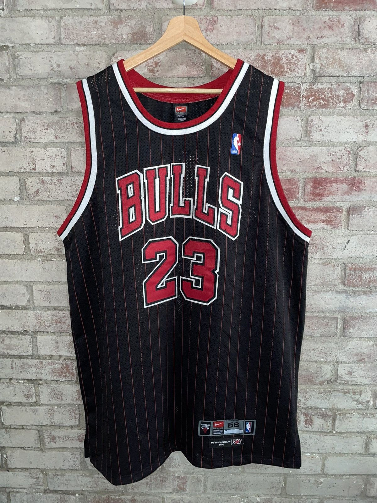 Nike NBA Authentics Chicago Bulls Michael Jordan #23 White Jersey Sz 56  XXXLarge