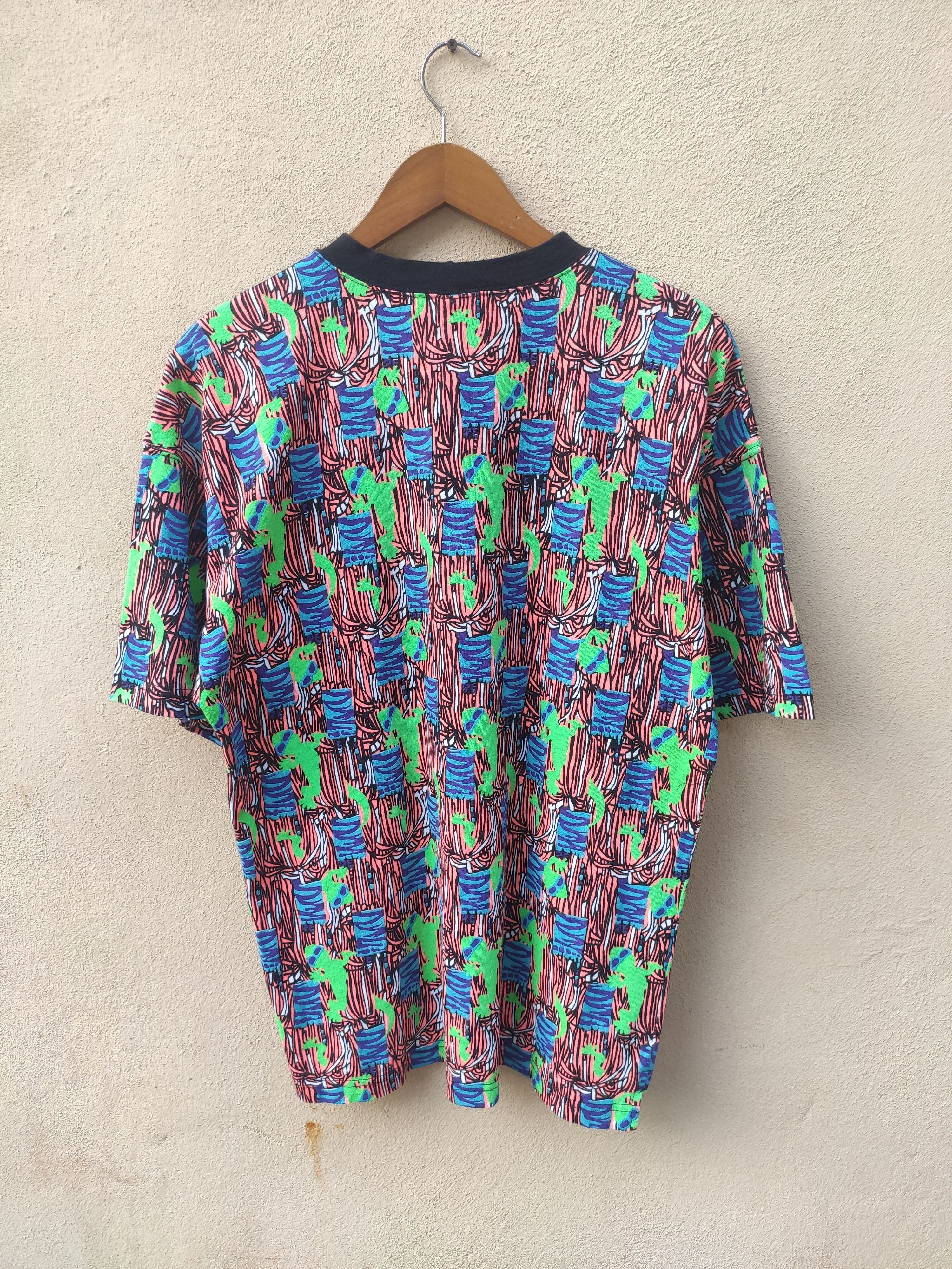 Vintage Vintage 90s Gecko Hawaii full print t shirt Size US L / EU 52-54 / 3 - 3 Thumbnail