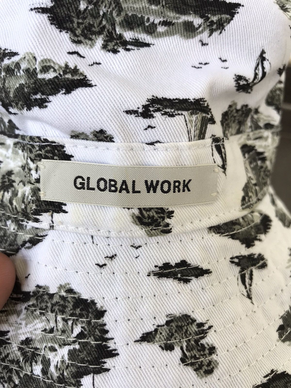Global Work × Japanese Brand GLOBAL WORK Japan Full Print Reversible Bucket Hat Size ONE SIZE - 3 Thumbnail