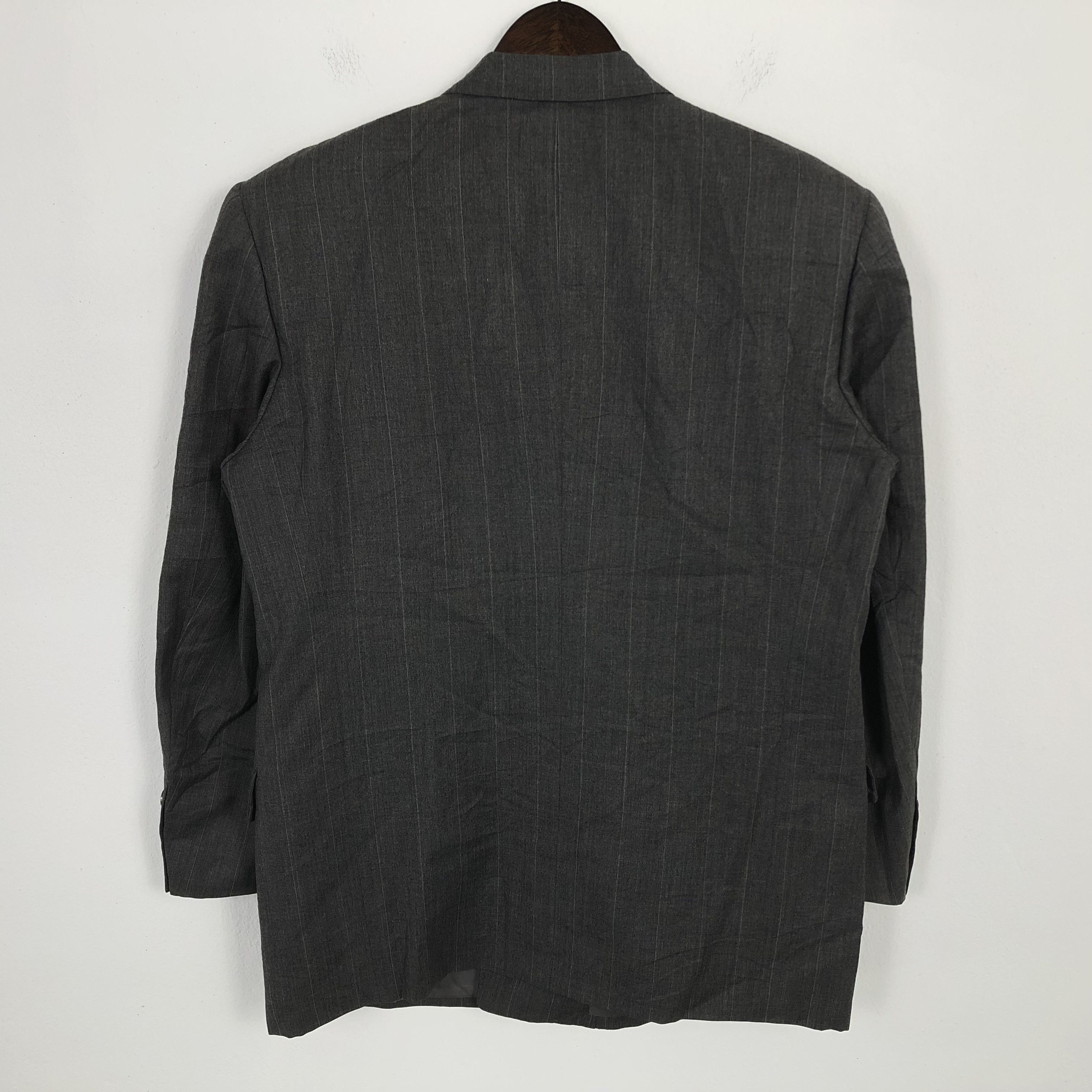 Christian Dior Monsieur Vintage Christian Dior Striped Blazer Coat Size US M / EU 48-50 / 2 - 2 Thumbnail