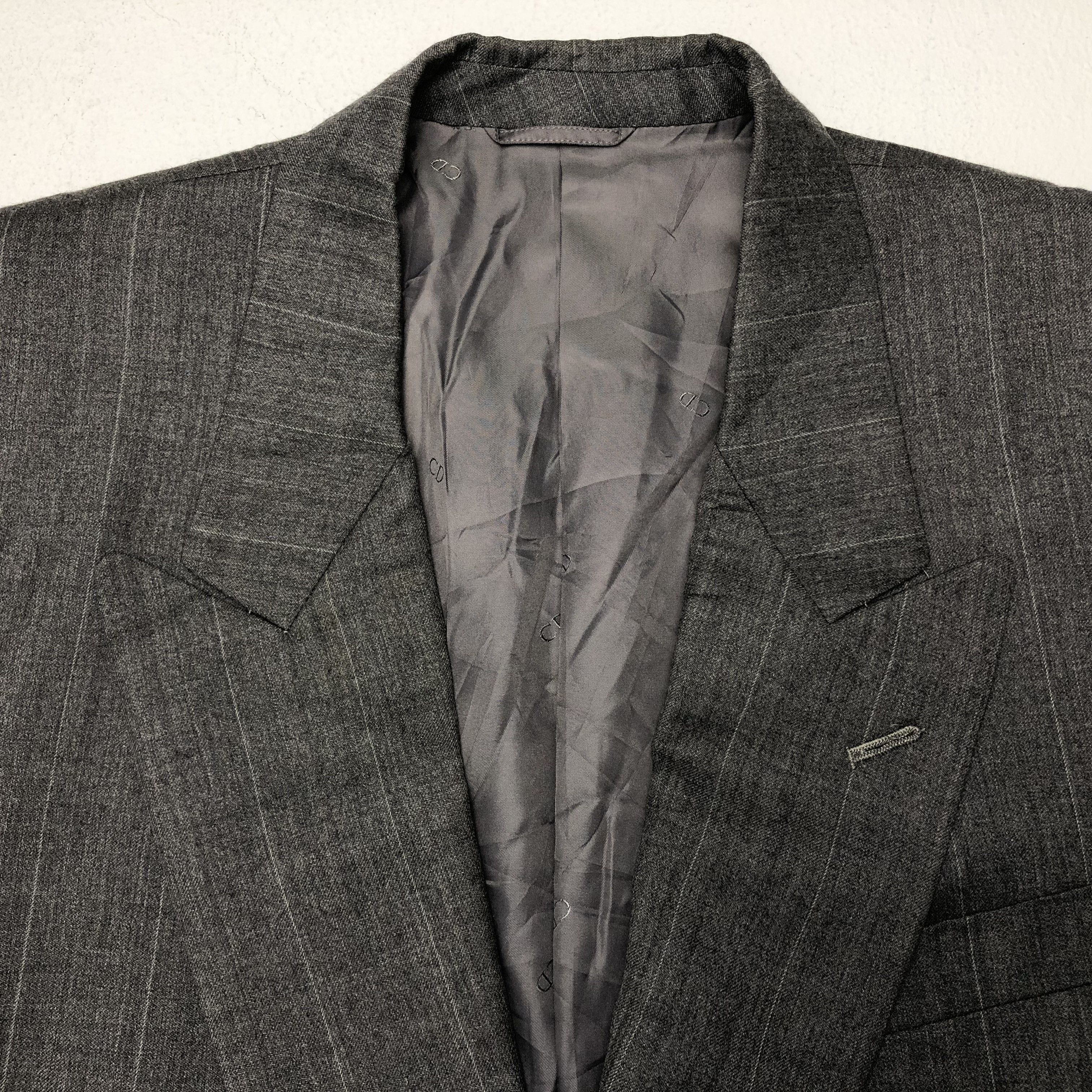 Christian Dior Monsieur Vintage Christian Dior Striped Blazer Coat Size US M / EU 48-50 / 2 - 3 Thumbnail