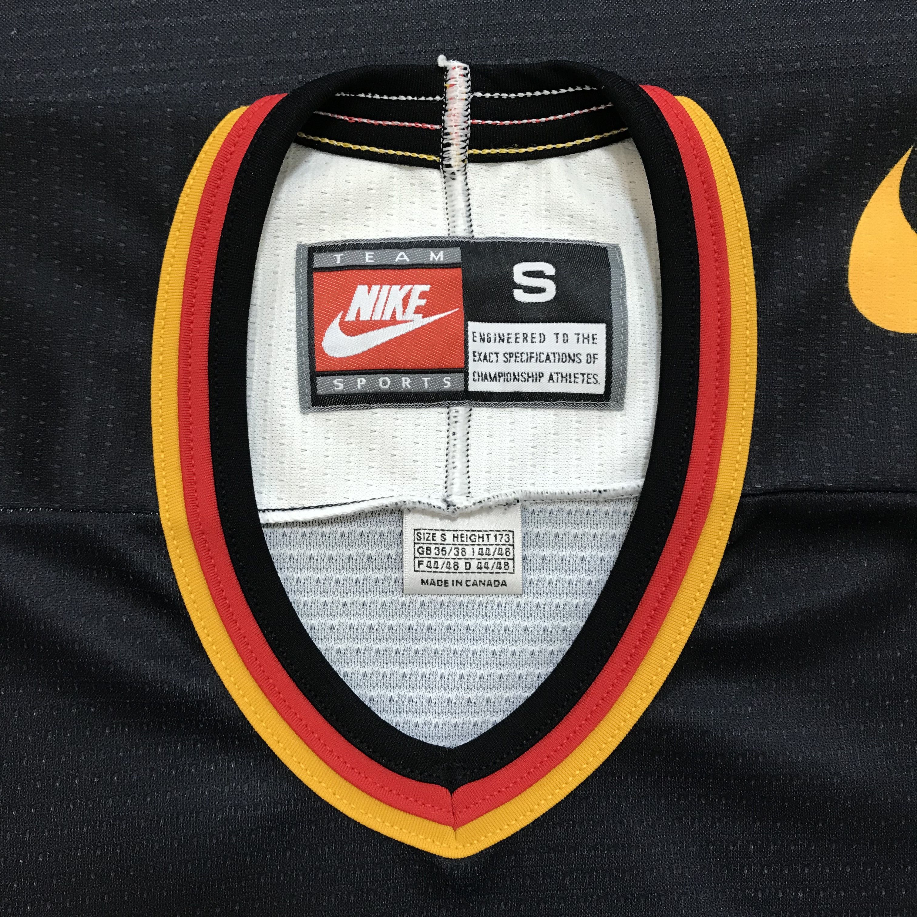 NHL × Nike × Vintage NIKE Germany Hockey 1996 Deutscher Eishockey-Bund Jersey Size US S / EU 44-46 / 1 - 4 Thumbnail