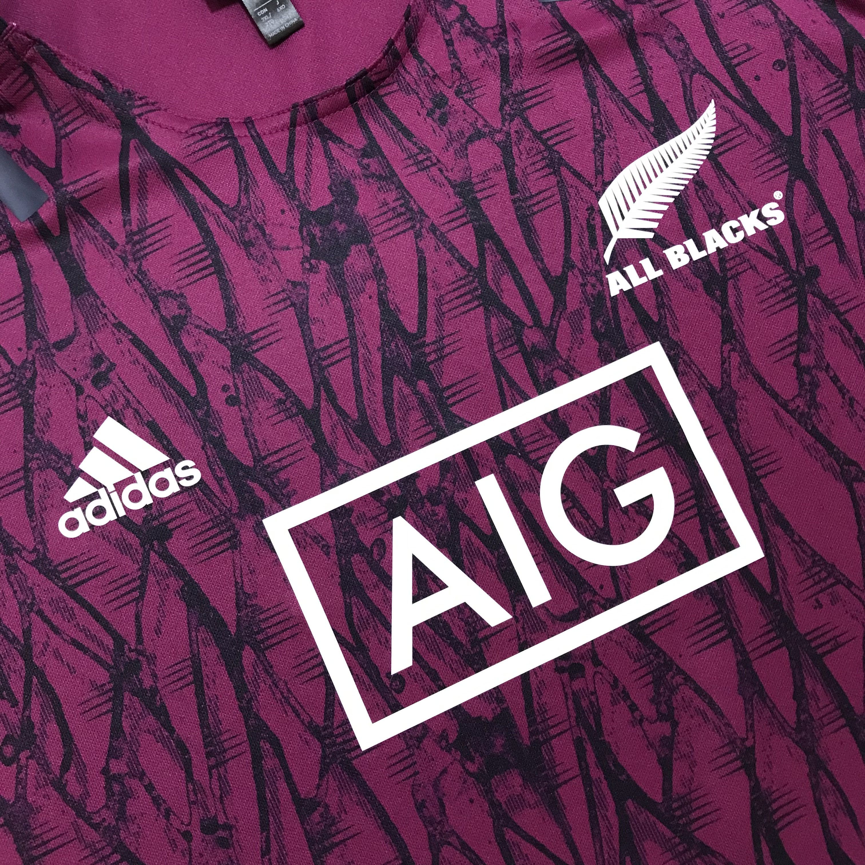 All Blacks ADIDAS ALL BLACKS Primeblue Training Jersey Rugby Zealand Size US XXL / EU 58 / 5 - 4 Thumbnail