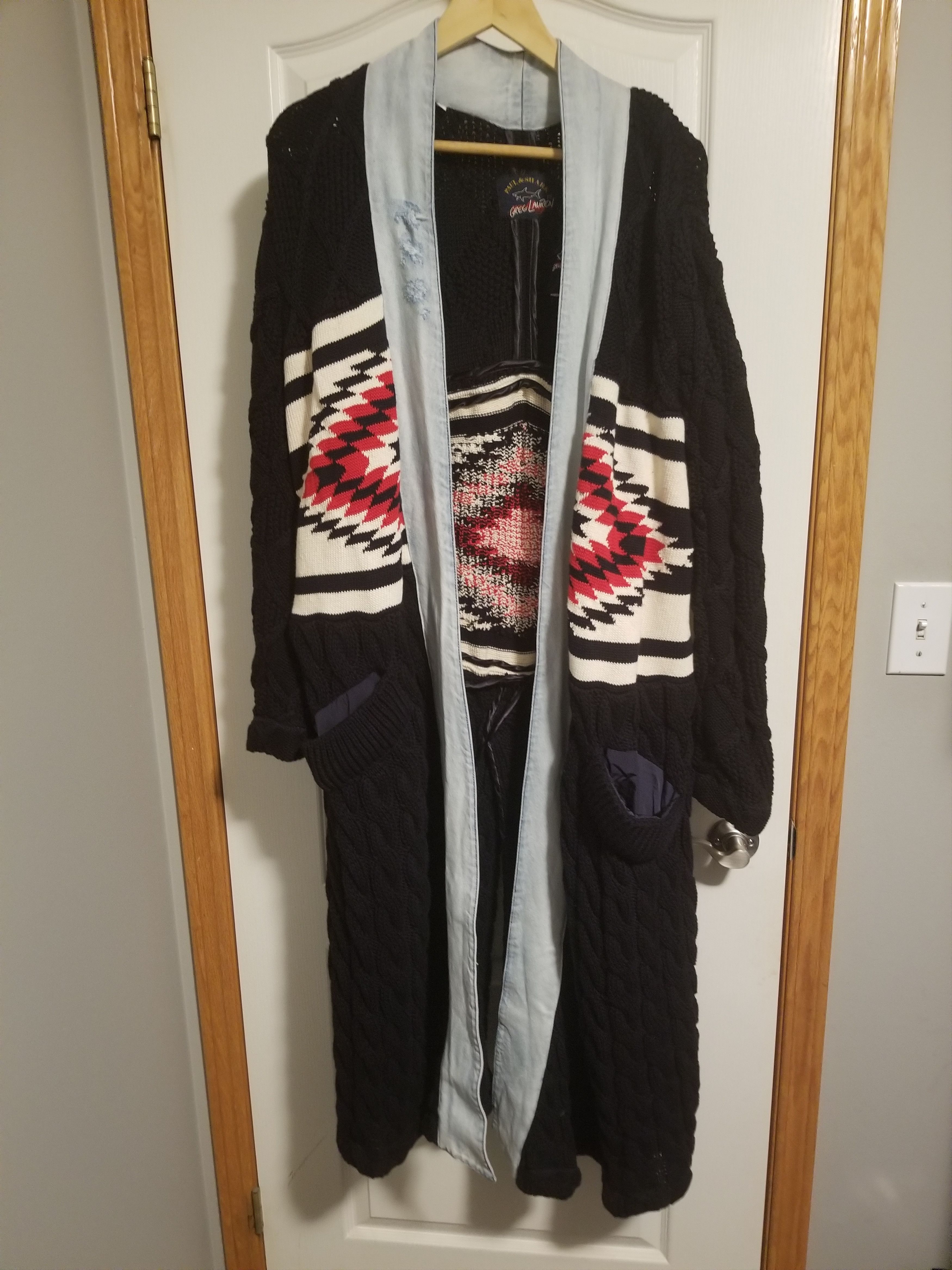 Greg Lauren × Paul & Shark Greg lauren × Paul & Shark Long Knit Kimono Size US M / EU 48-50 / 2 - 1 Thumbnail