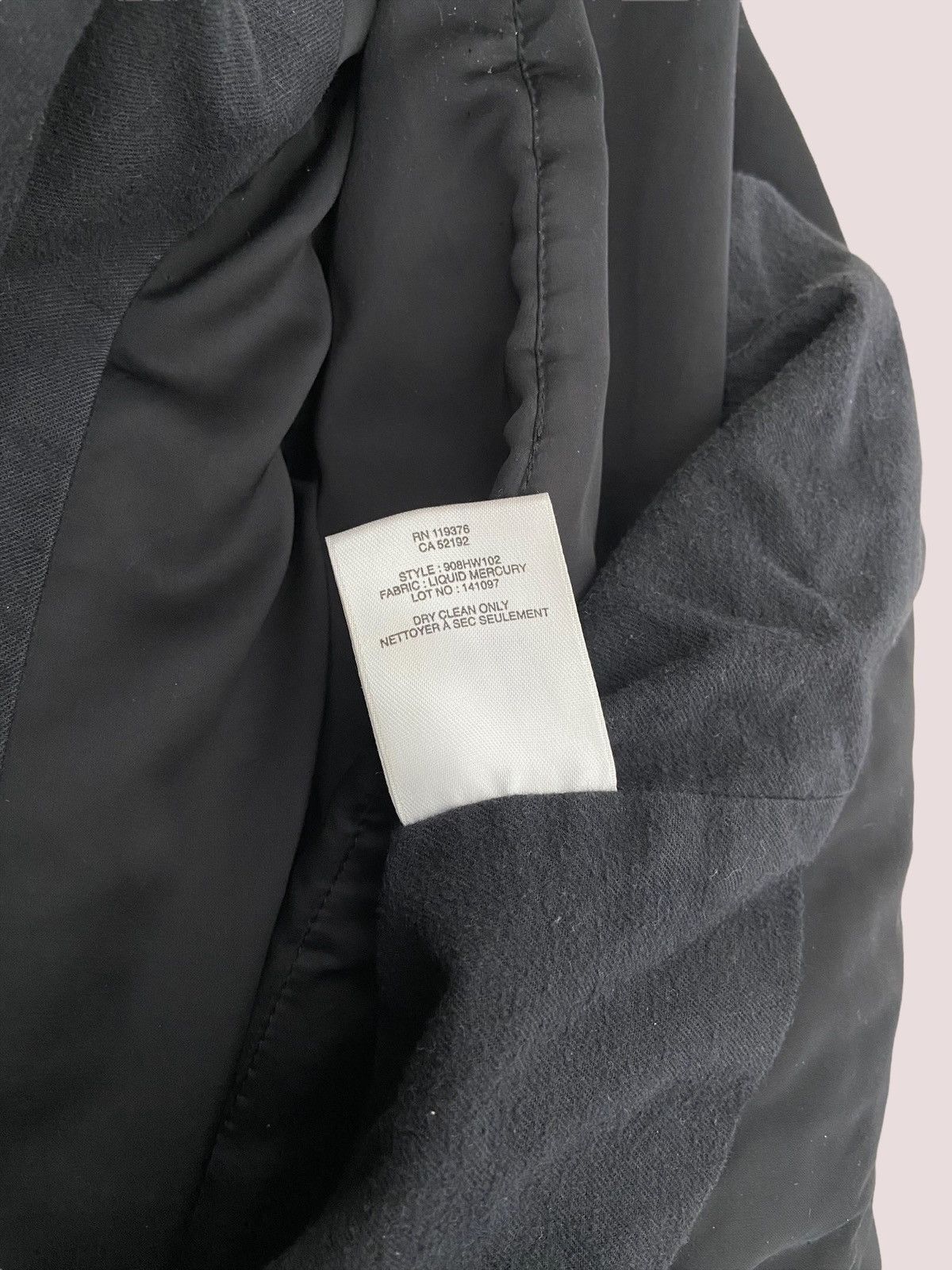 HELMUT LANG asymmetry coat